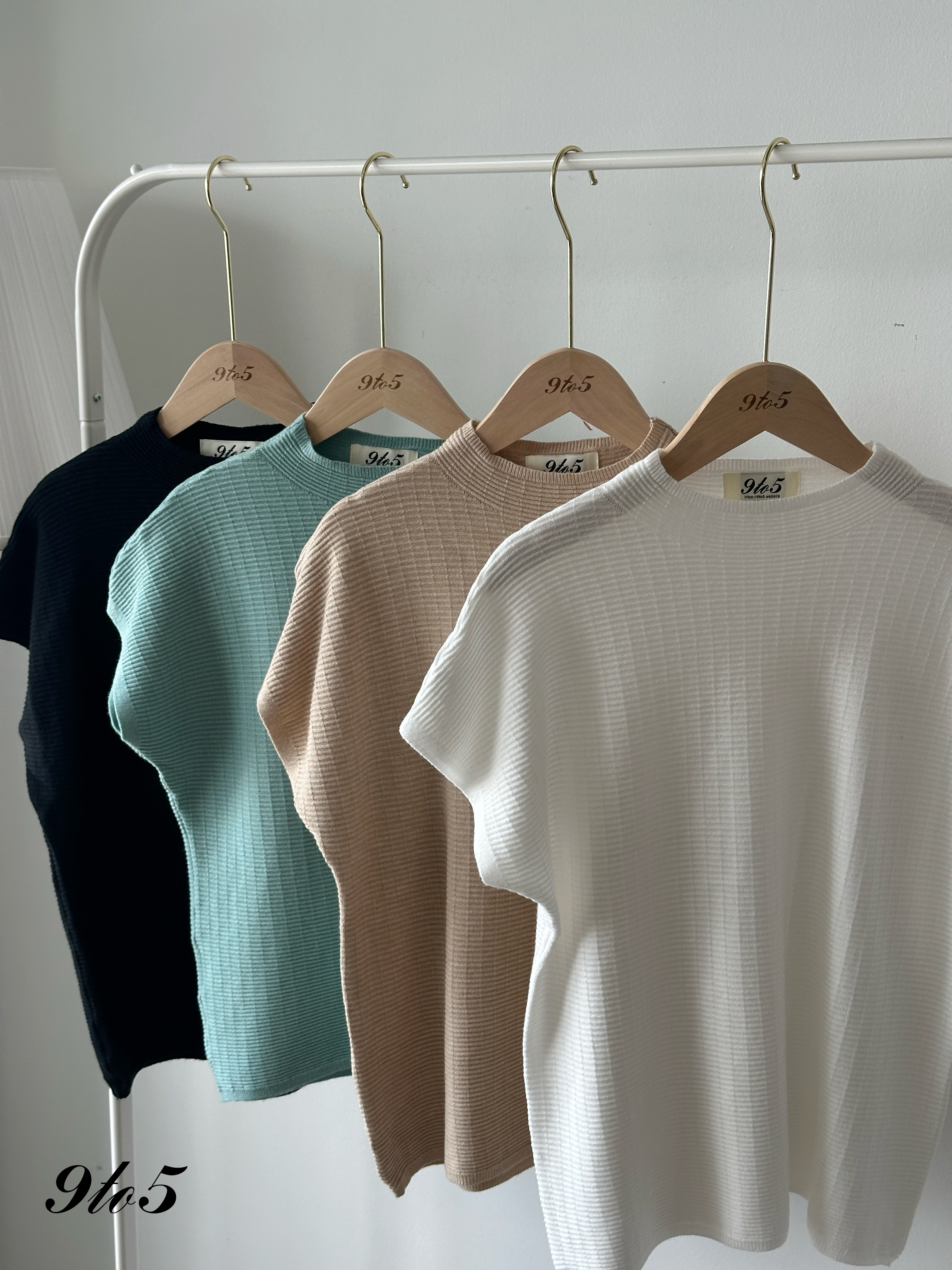T4222 Mock Neck Knit Top - 4 Colors 