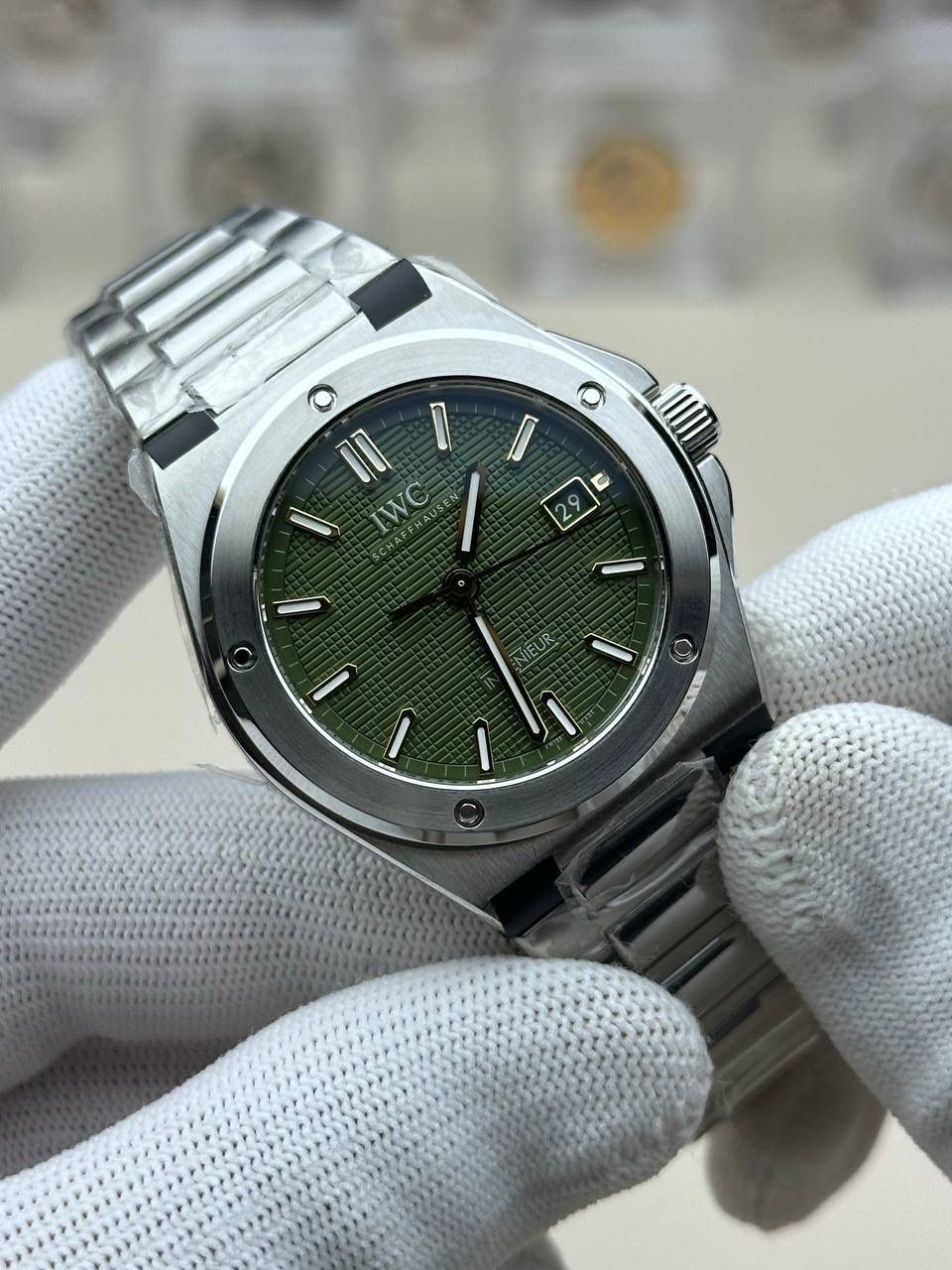 万国工程师绿色表盘特别版限量款1000只/40mm*10.7mm/搭载海鸥2892全自动机械✔️