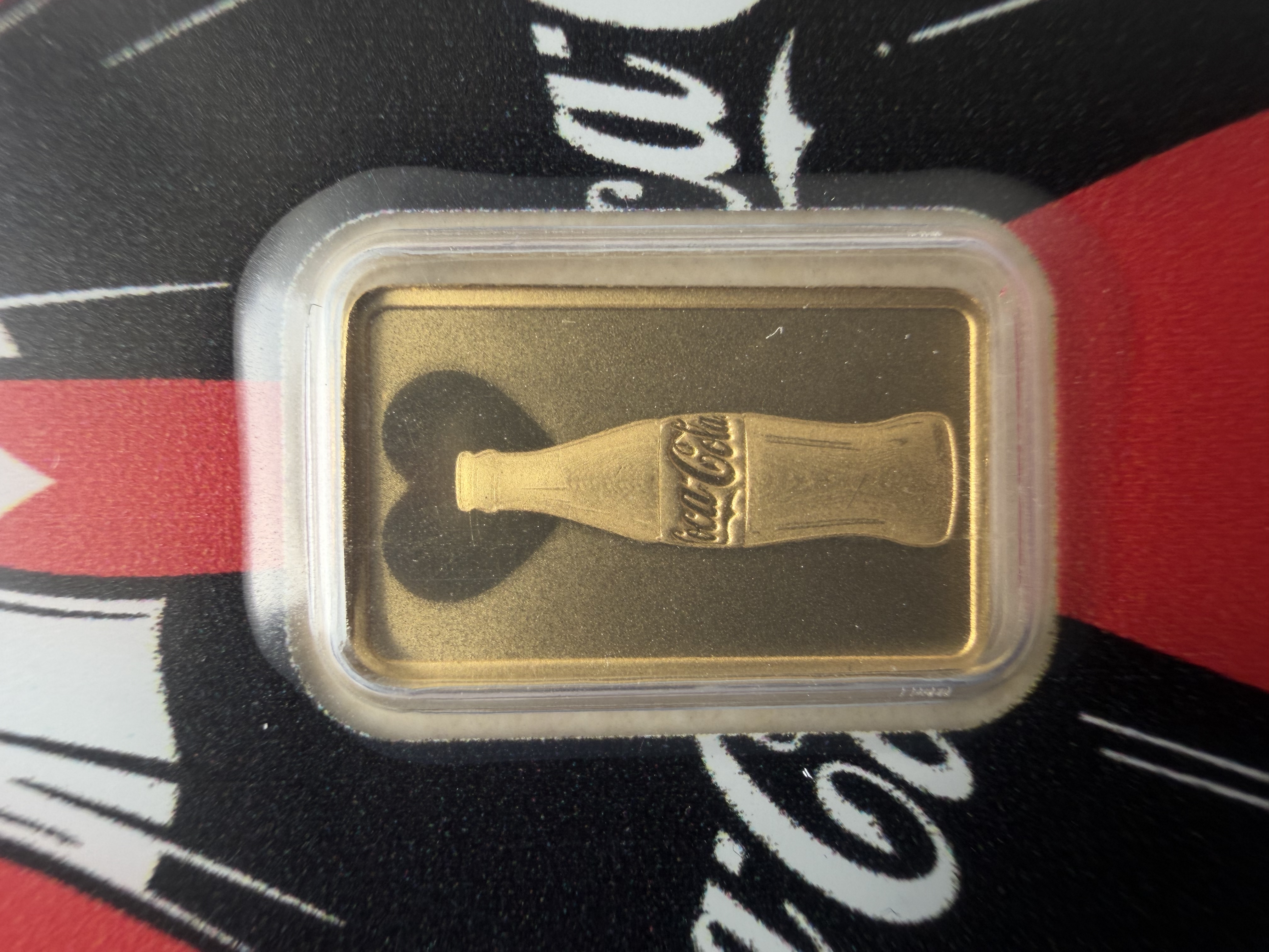 PAMP Valentine’s Cola 1g 🇨🇭Swiss Fine Gold Bar Emas 999.9 with Sleeve 瑞士情人可乐金条