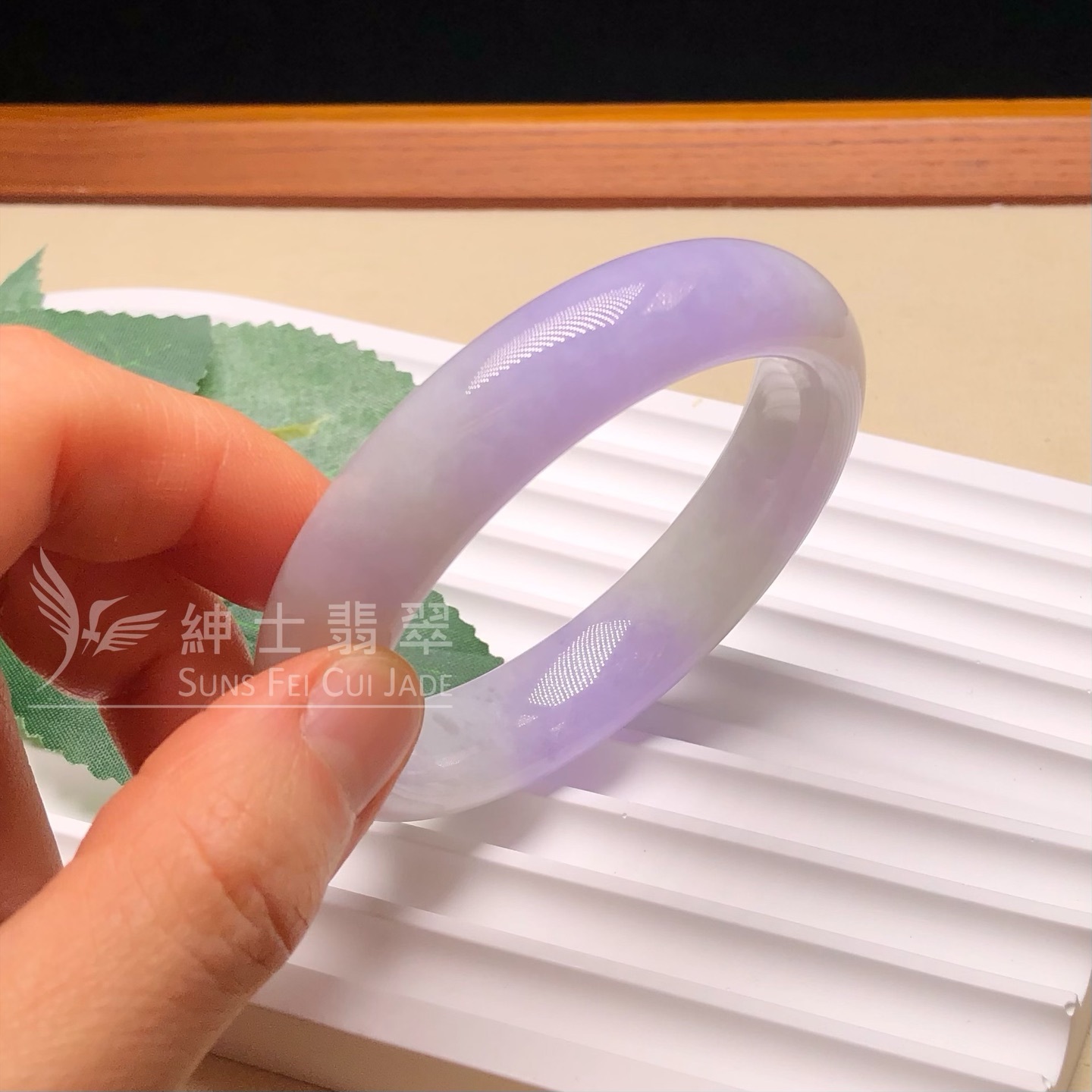 冰藍紫福鐲53.5mm