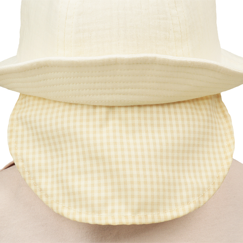 🇯🇵預訂 日本直送🇯🇵Miffy立體兔耳朵格紋遮陽帽防UV