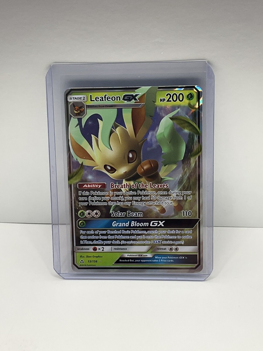 Leafeon GX 13/156 Ultra Prism Ultra Rare Full Art Pokemon TCG Card