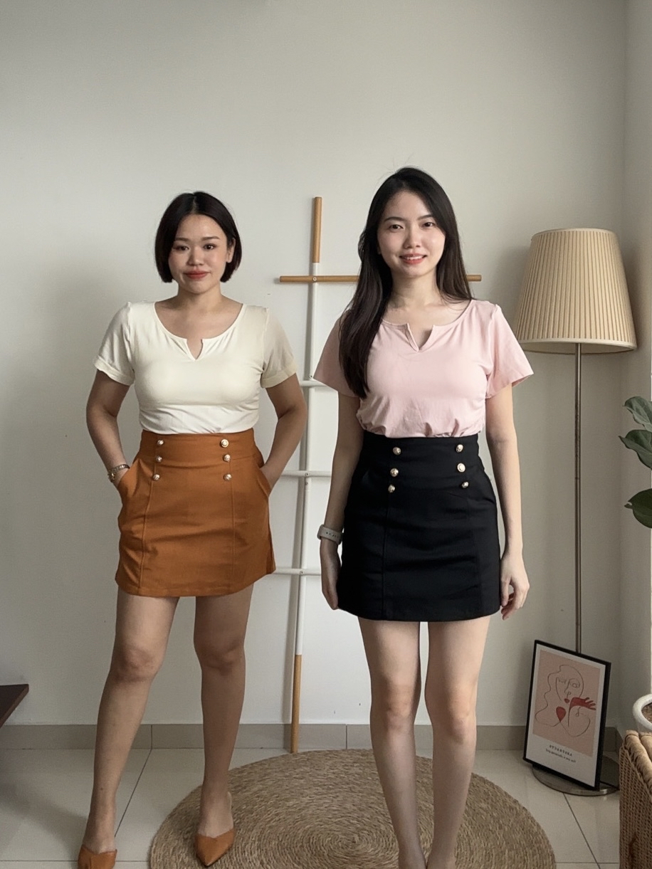 T4086 Short Sleeve Bra Top - 4 Colors 