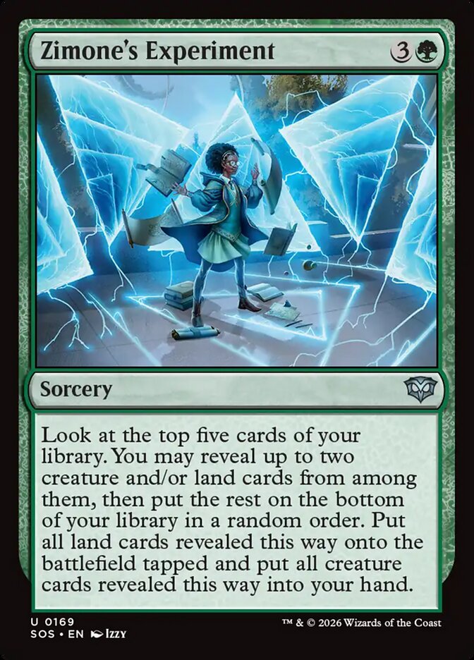 [EN] [Foil] Zimone's Experiment [SOS-169] U