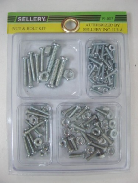 Sellery木牙螺絲套裝Y19003