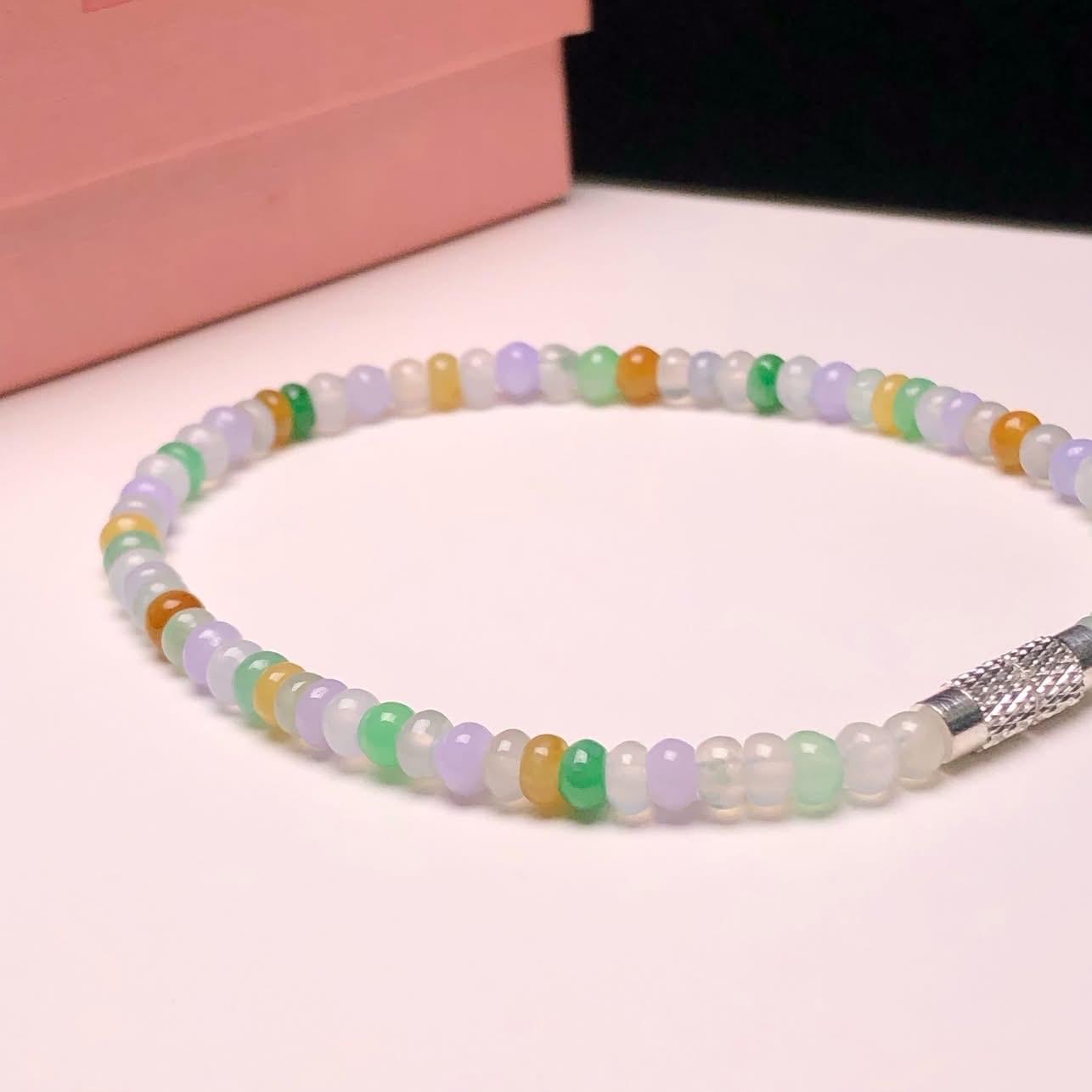 3.9mm小算盤珠多寶手串 #YK00020