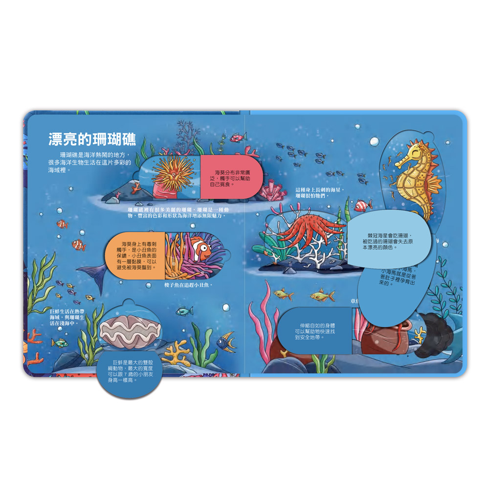 📚預訂 台灣直送📚百問百答圖解翻翻書-揭祕海洋