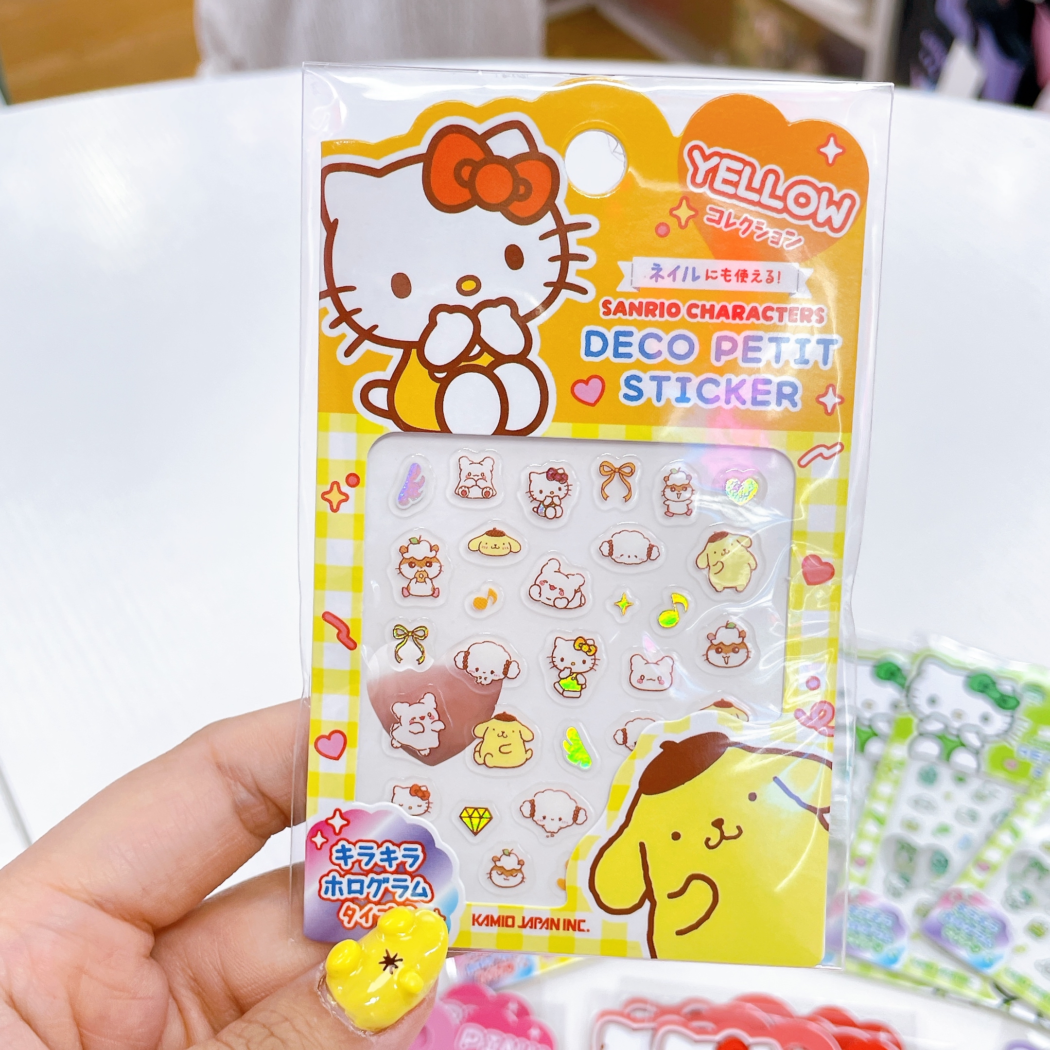 日本直送新款 Hello Kitty Sanrio 指甲貼紙