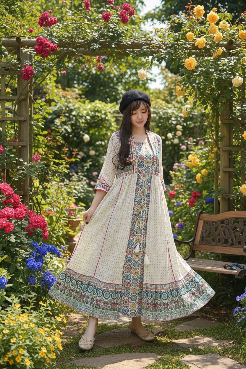 Milky White Mandala Fake 2 pcs OP 51" #1033