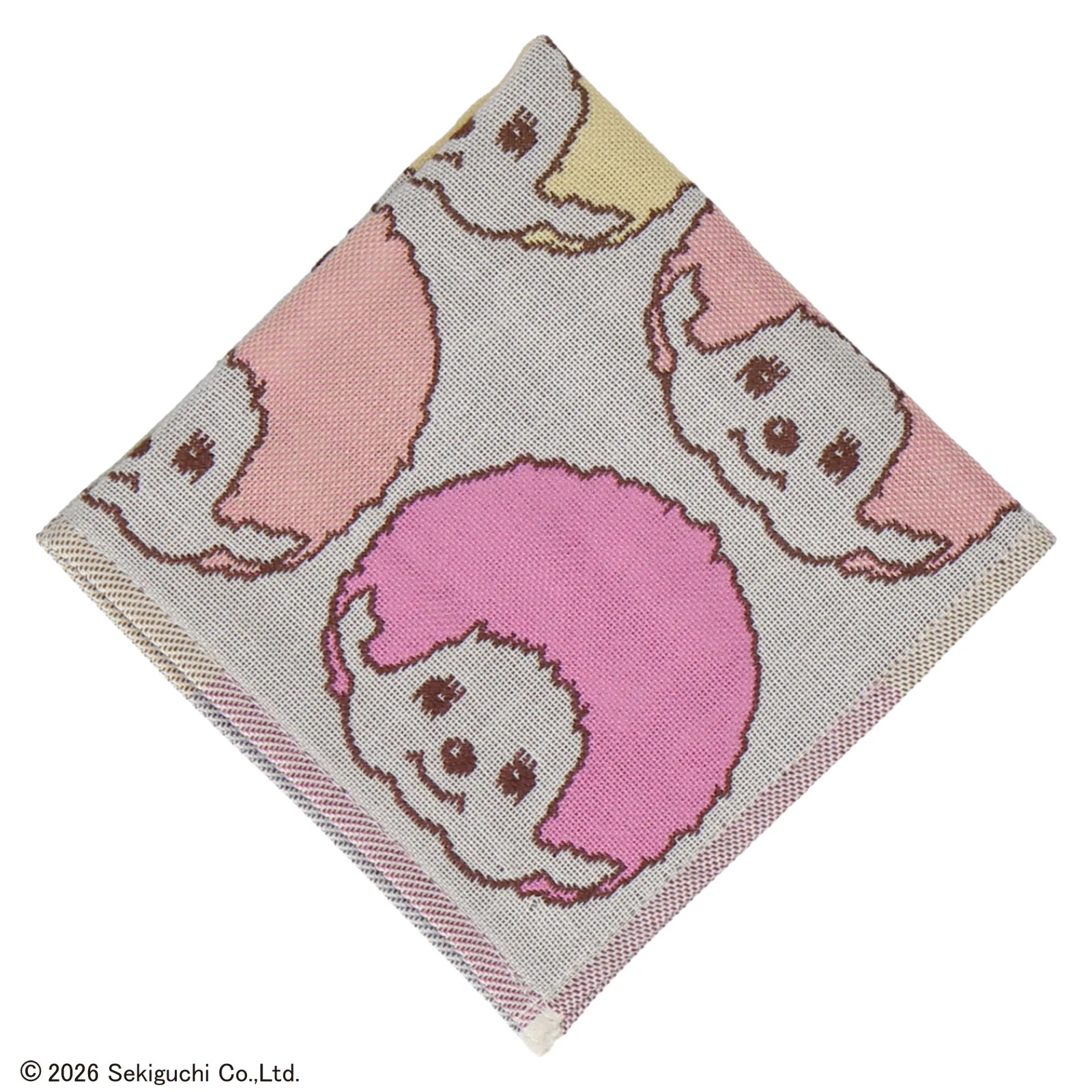 🎀【預訂】 Monchhichi 三層紗布手帕 P
