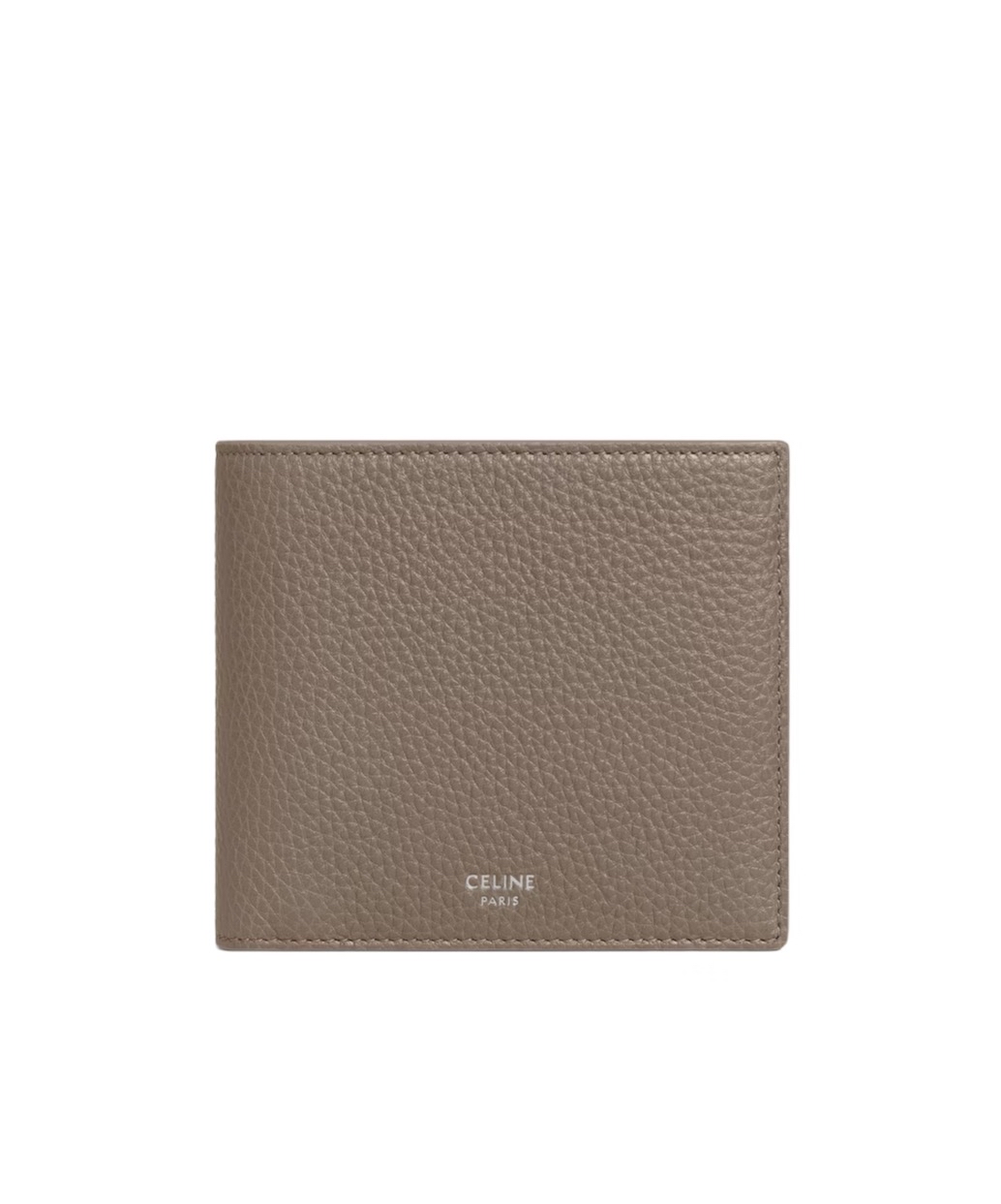 Celine 牛皮8卡短款銀包