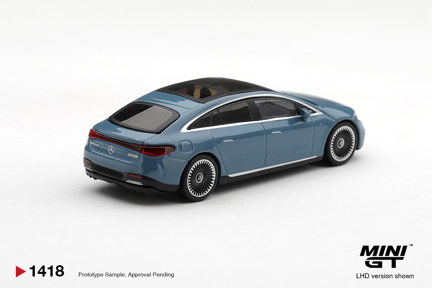 【預訂】 Pre Order MINI GT 1418 1/64 Mercedes-AMG EQS 53 Blue｜ MINIGT Pre Order Price: HK$80
