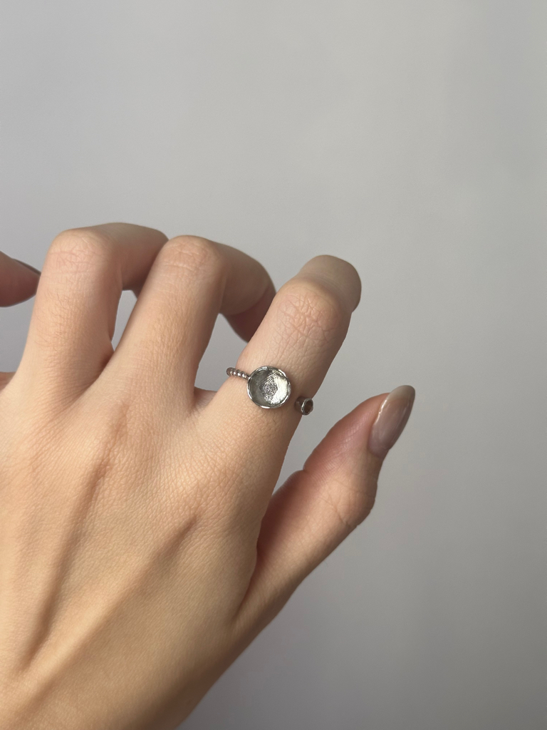天铁戒指 ｜Meteorite Ring S925