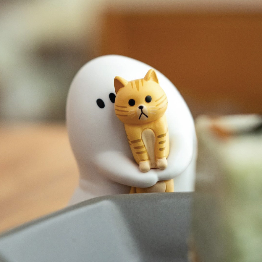 Ghody貓幽靈夜光公仔