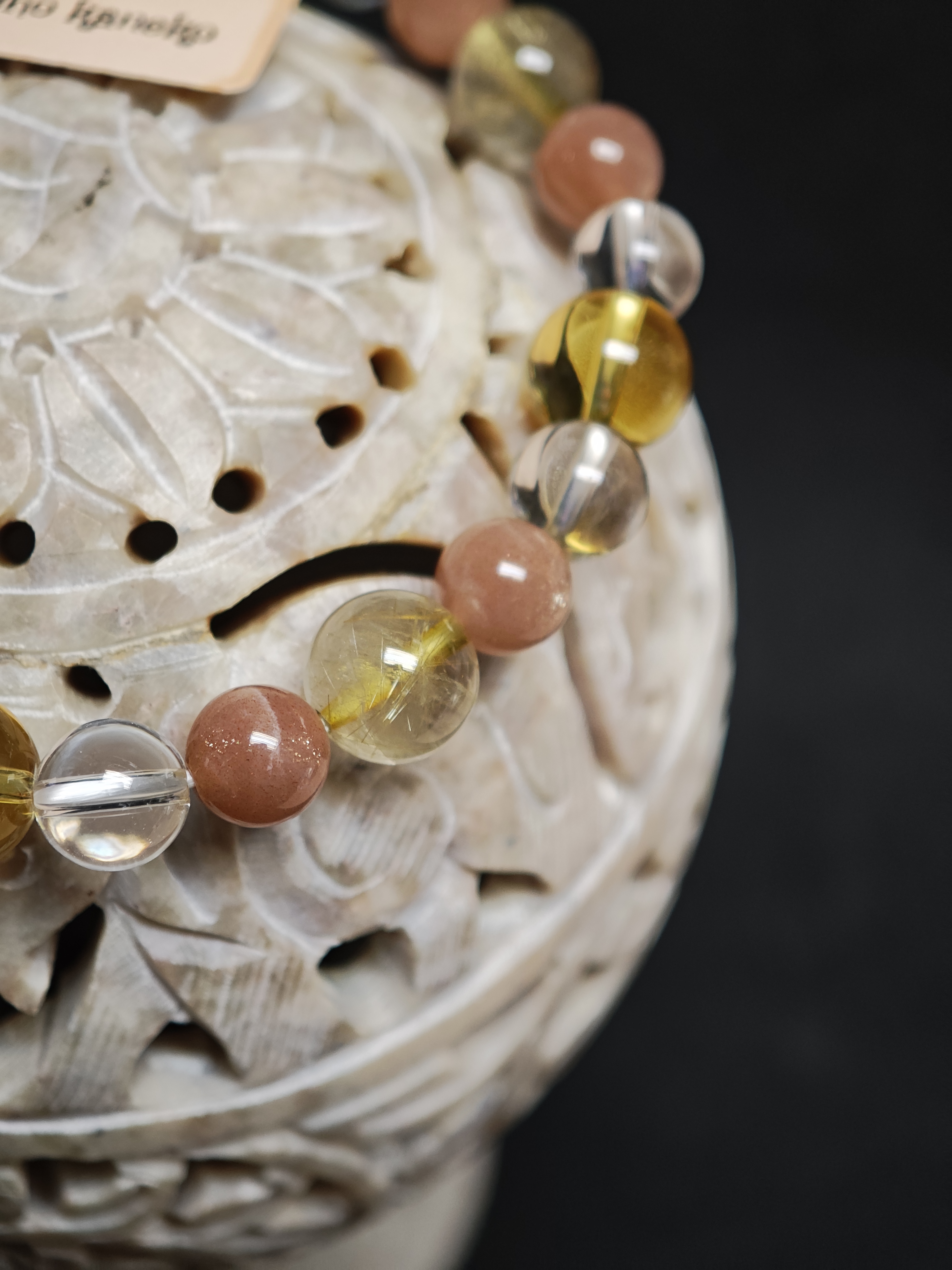 ✨新品DIY水晶手串✨✨金髮晶🔸黃水晶✨白水晶🔸金沙太陽✨