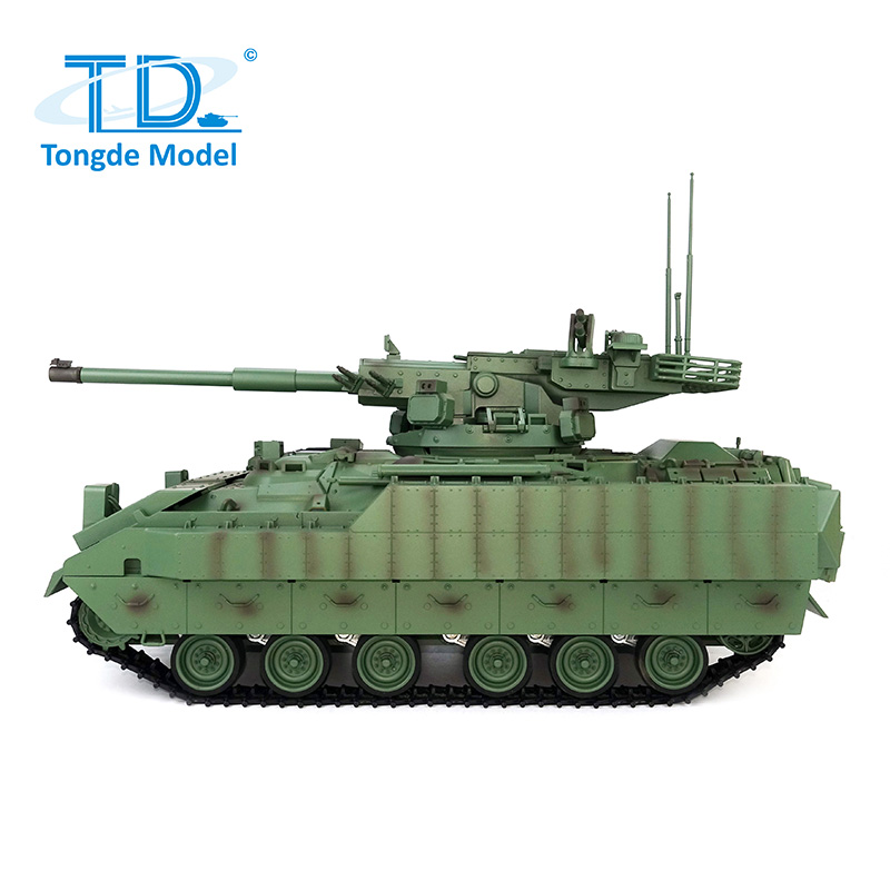 全新 通德 1:16 遙控 M 2128 布雷德利 105mm 火炮支援戰車 | 遙控坦克| 3.0版 | 基礎版本 | 紅外線對戰 | 伸縮炮管