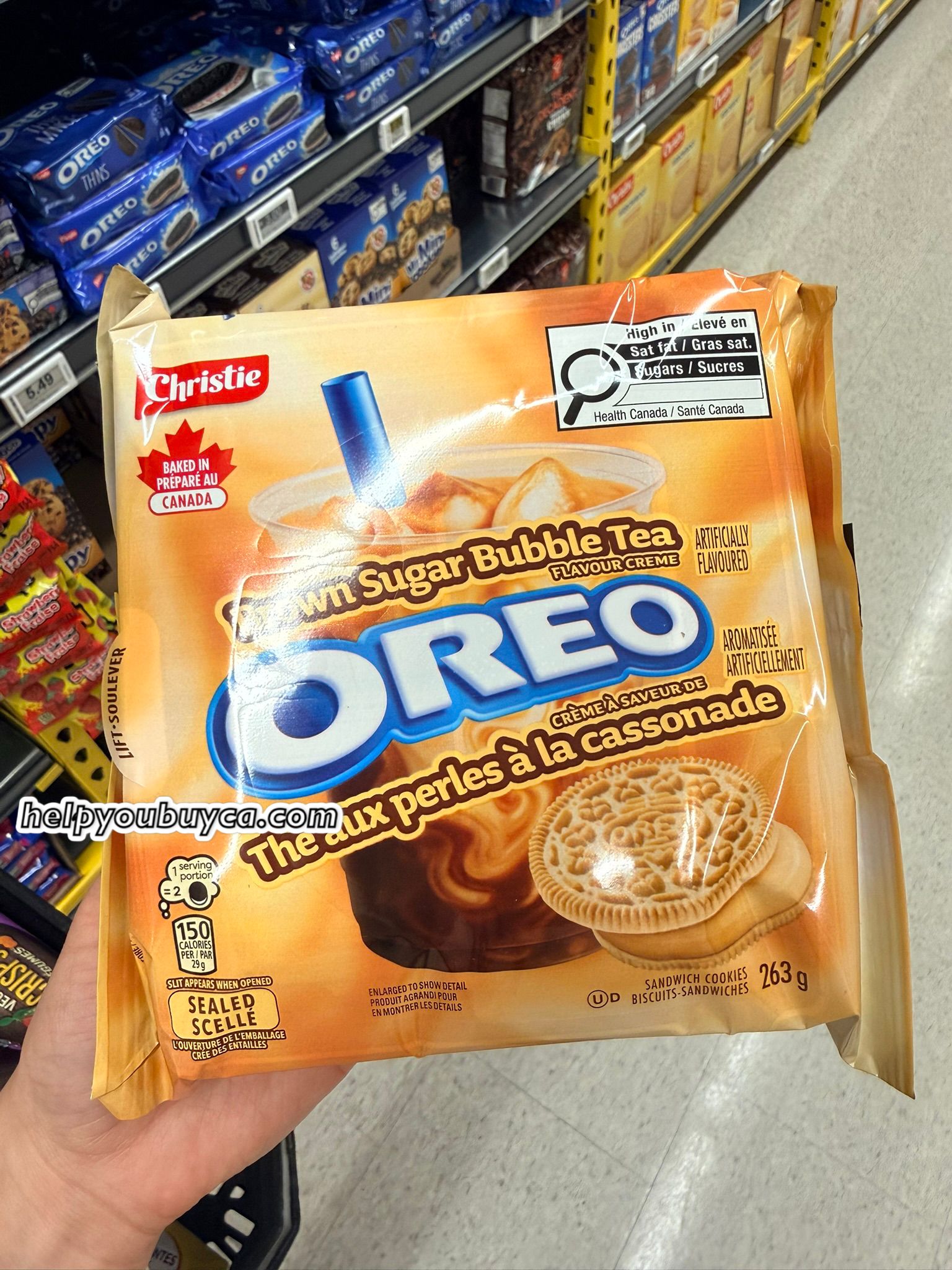 【加拿大製造/限量直送】OREO 限定口味 Maple Creme 楓糖味 & Brown Sugar Bubble Tea 黑糖波霸奶茶味