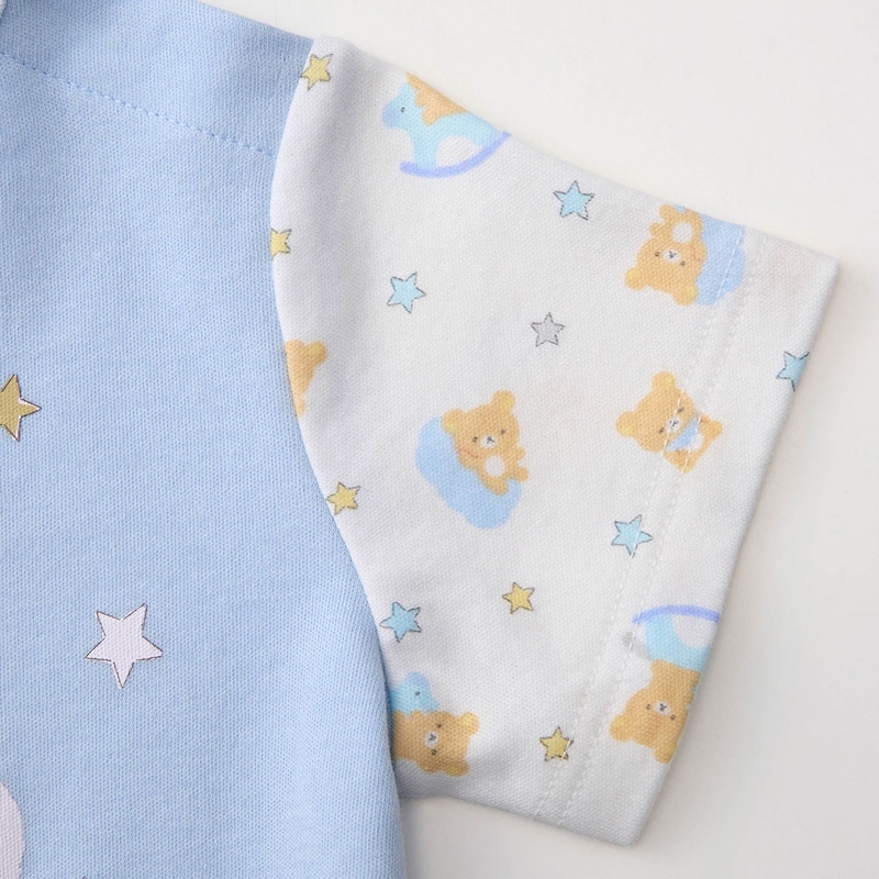 🇯🇵預訂 日本直送🇯🇵Rilakkuma Baby鬆弛熊系列兩色人物印花包腹短袖家居服上下套裝