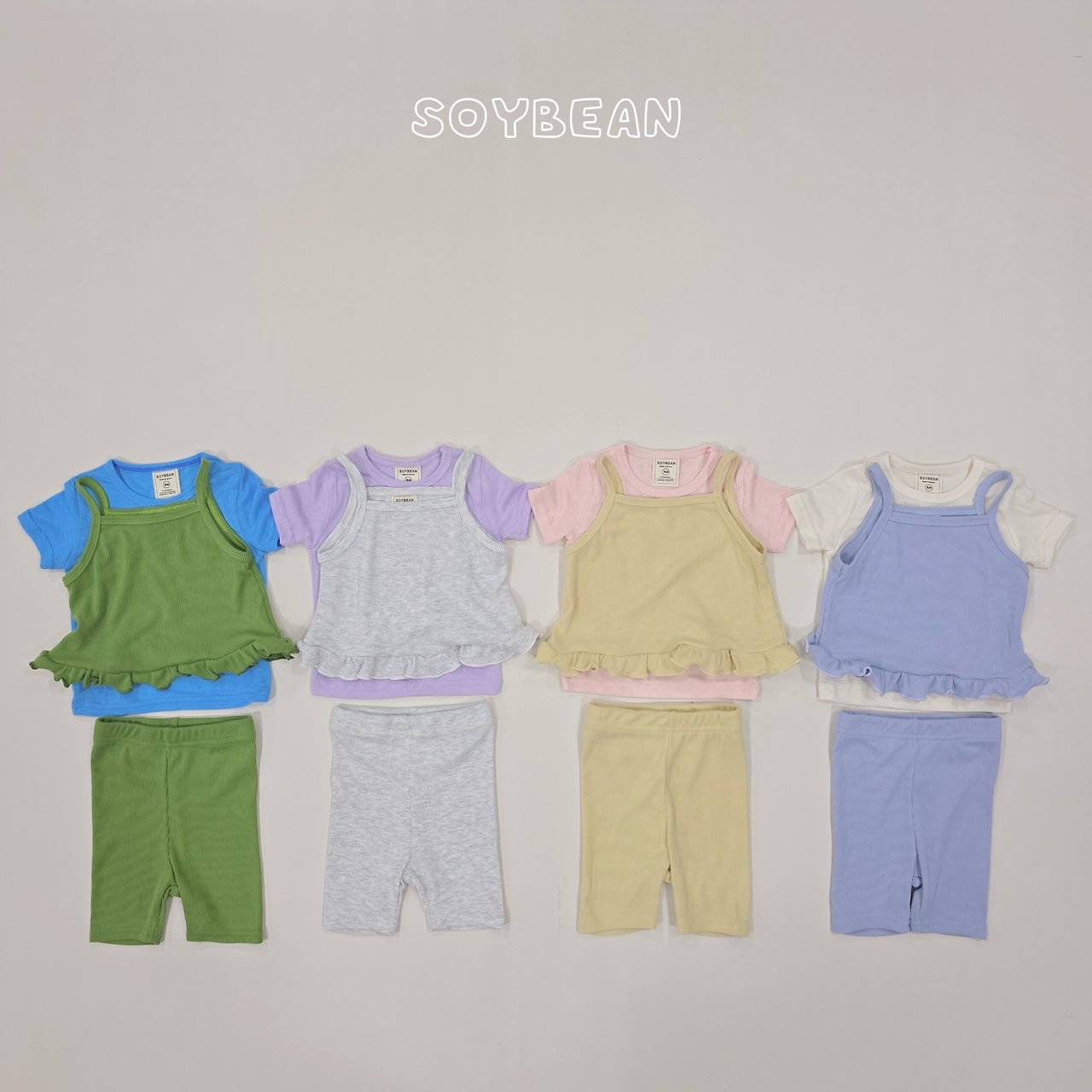 Soybean | set of 3 (Green/Blue/Grey L100-110)