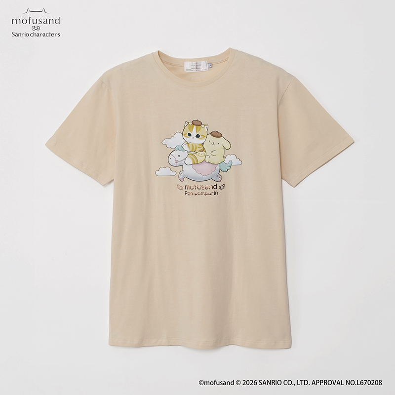 🎀【預訂】Sanrio x Mofusand Pompompurin T-shirt 