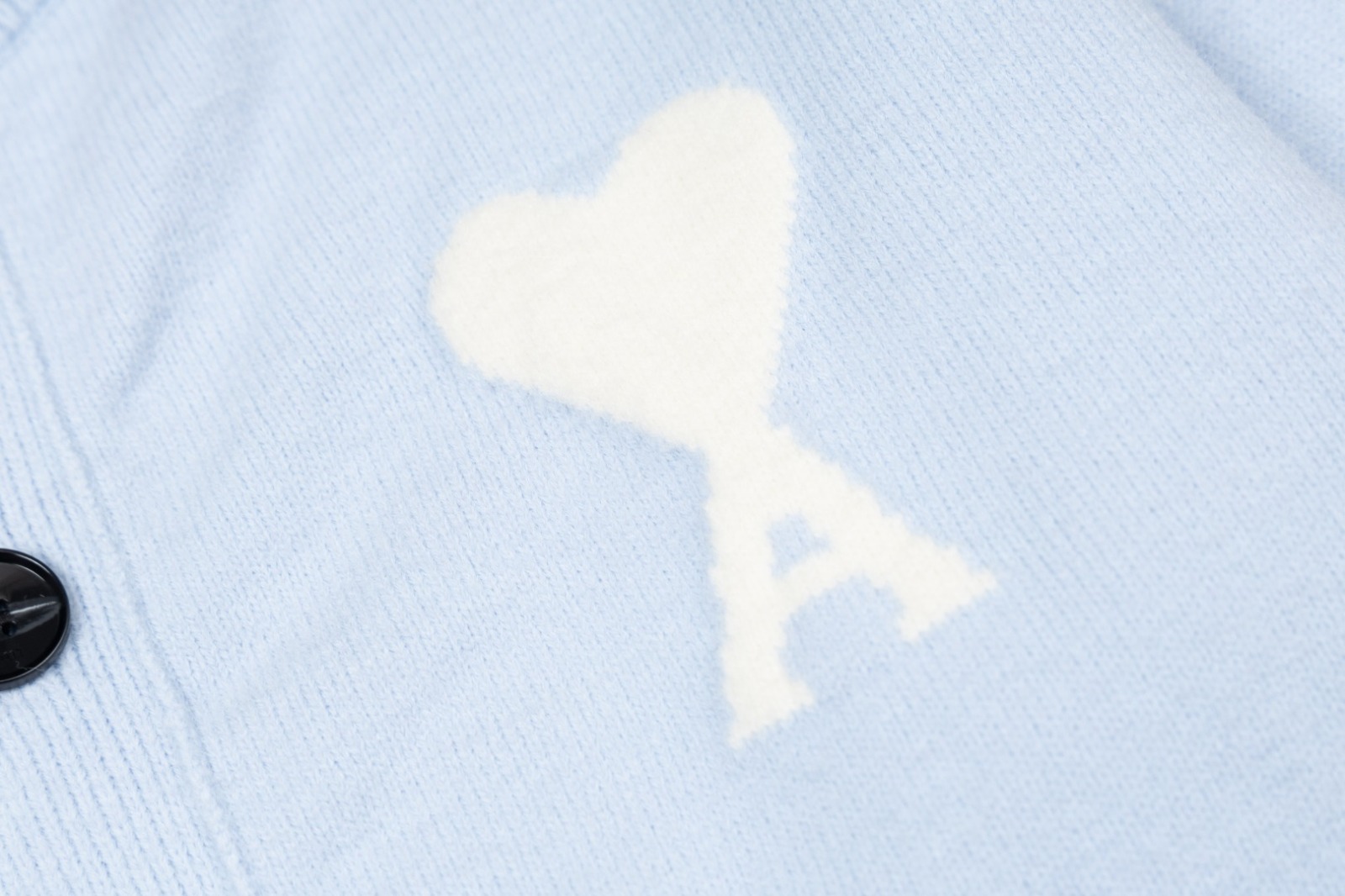 Ami 大愛心LOGO圓領開襟衫