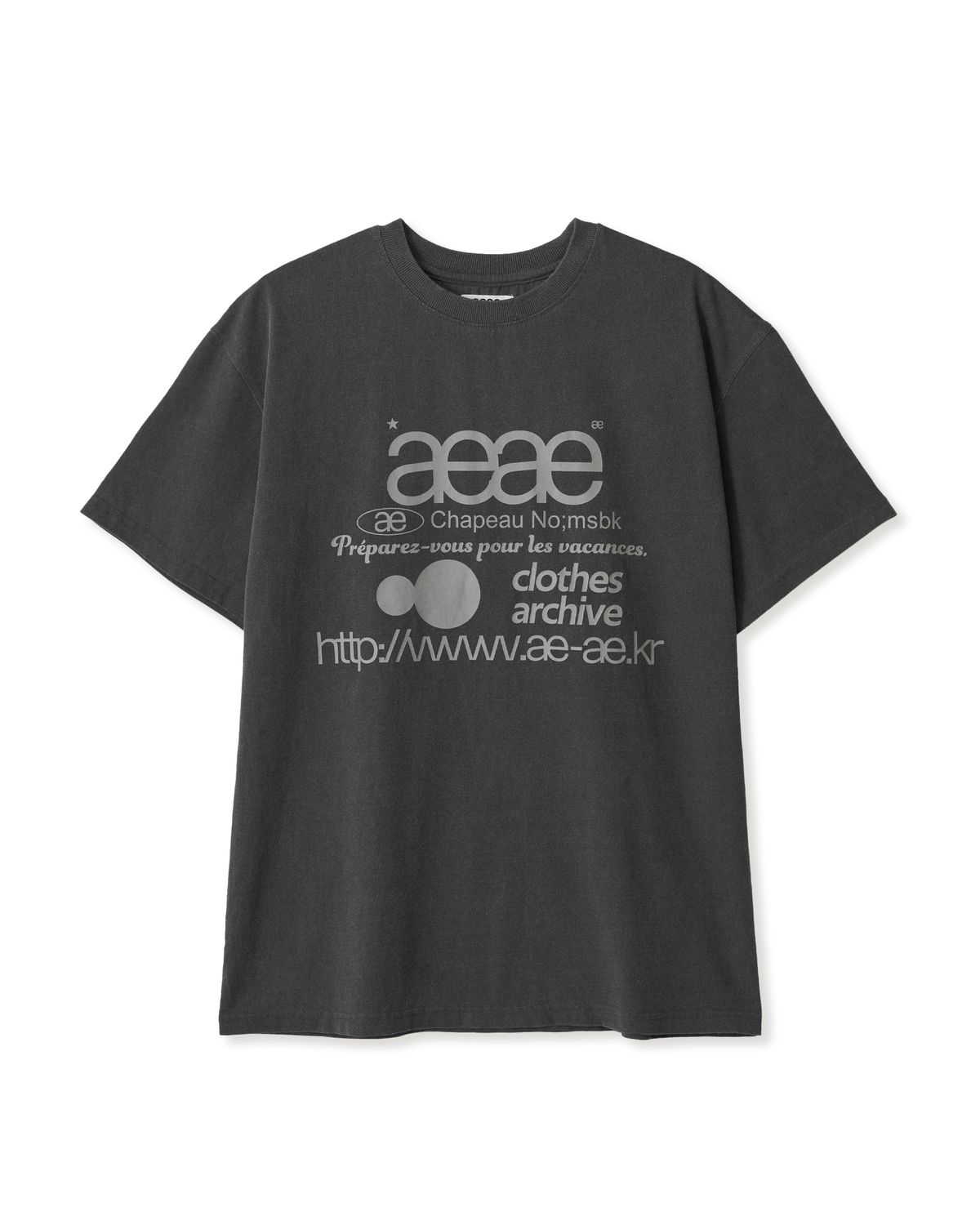 🇰🇷訂購｜AEAE｜WEB LOGO T-SHIRTS 5色
