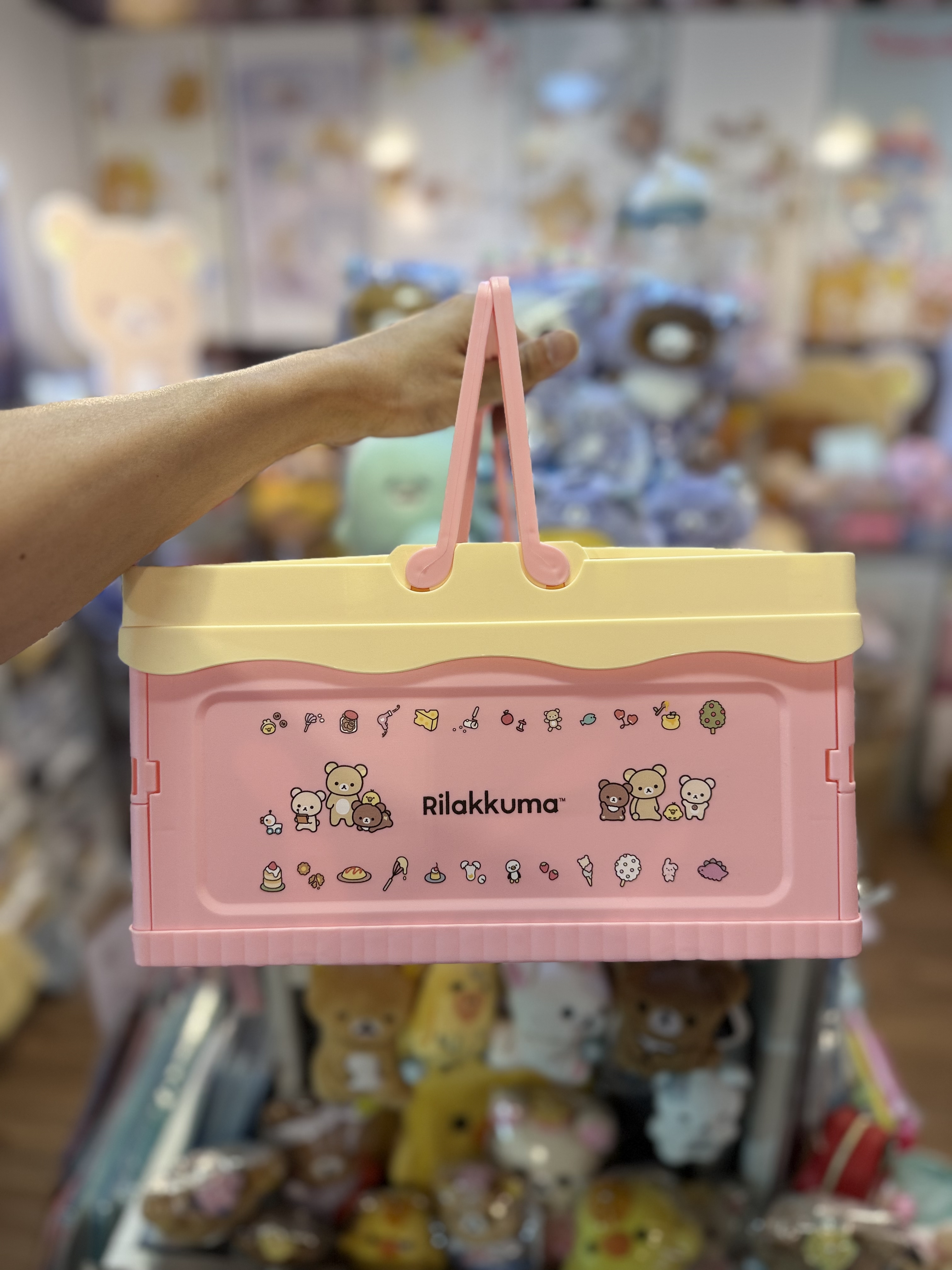 《現貨》全新Rilakkuma摺疊式收納盒