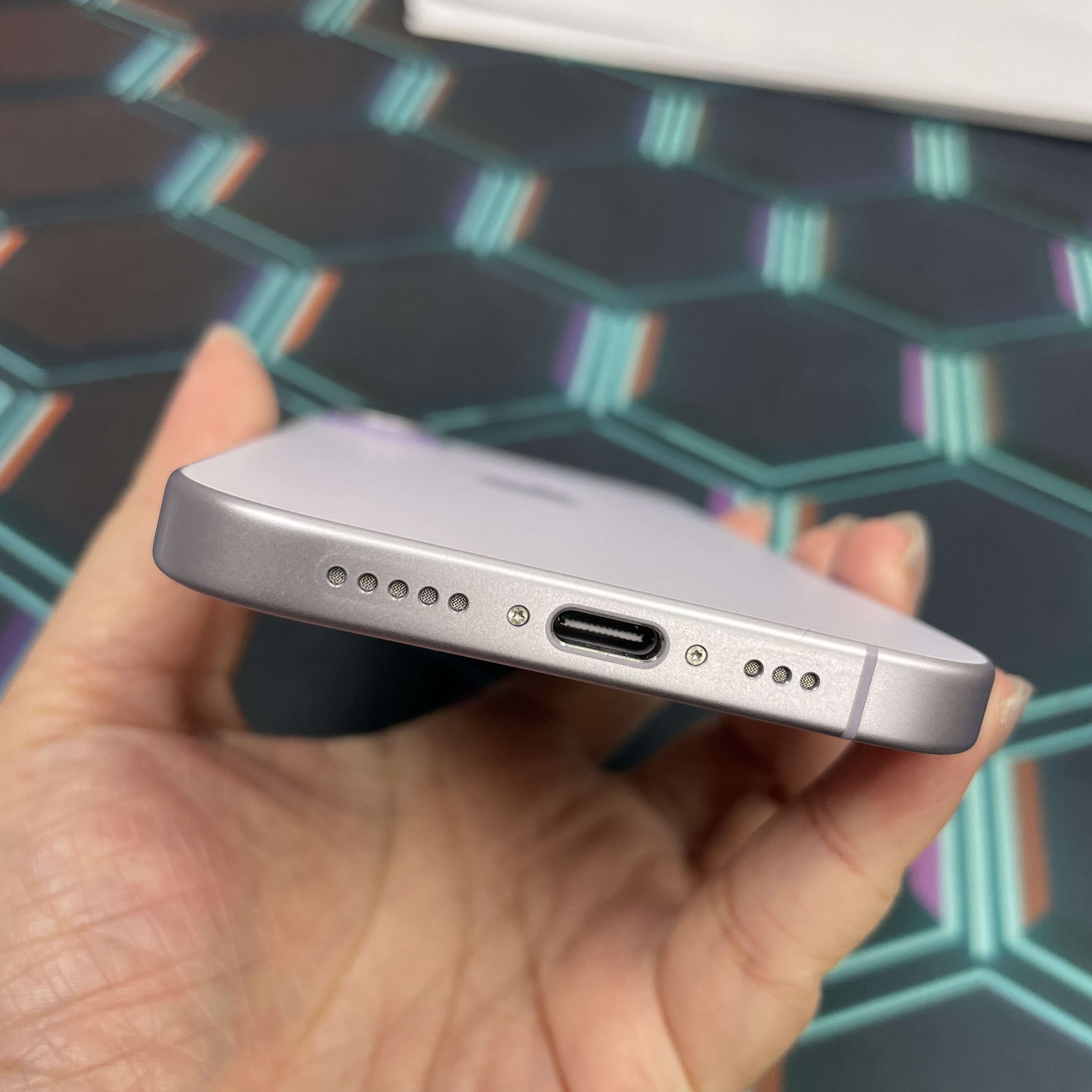 *7664 17 完美機 256GB 電99 紫色 purple