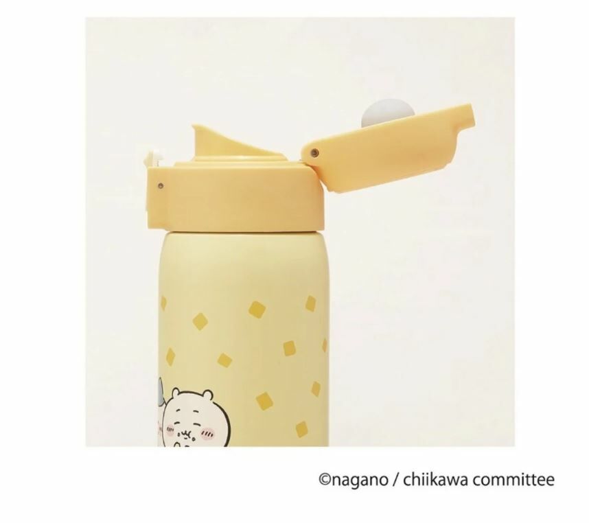 日本直送 Skater Chiikawa 不鏽鋼一觸式保冷保溫瓶 350ml - 1件 現貨