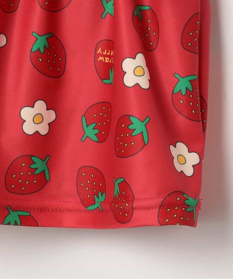 🇯🇵預訂 日本直送🇯🇵p.premier四色標籤圖案印花褶皺上衣和裙擺分體泳衣