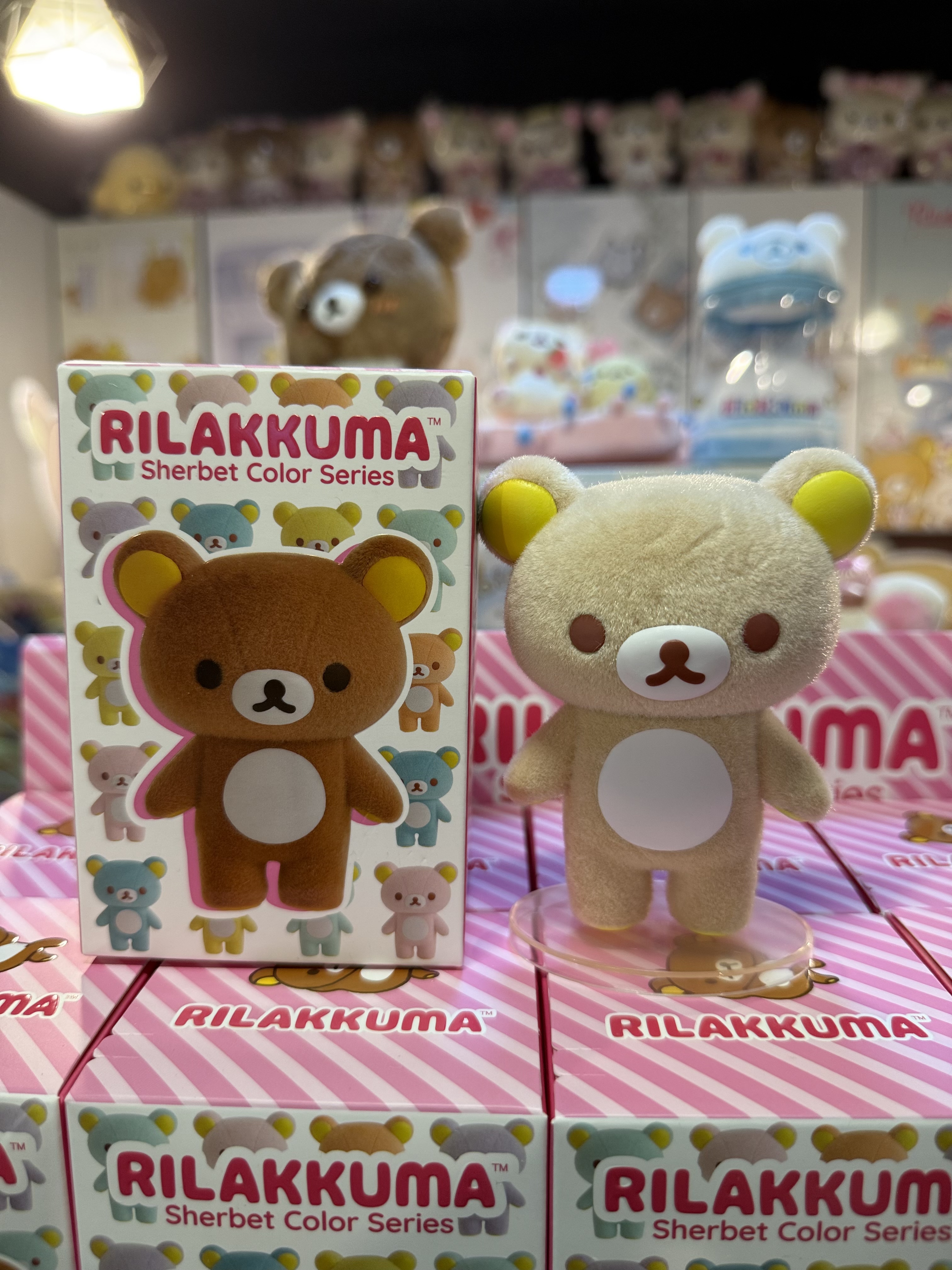 《現貨》全新日本版Rilakkuma雪酪繽紛色小擺設
