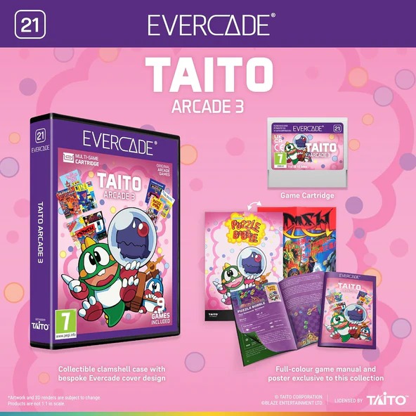 Evercade Taito Arcade 3 (P21) RETRO-0071