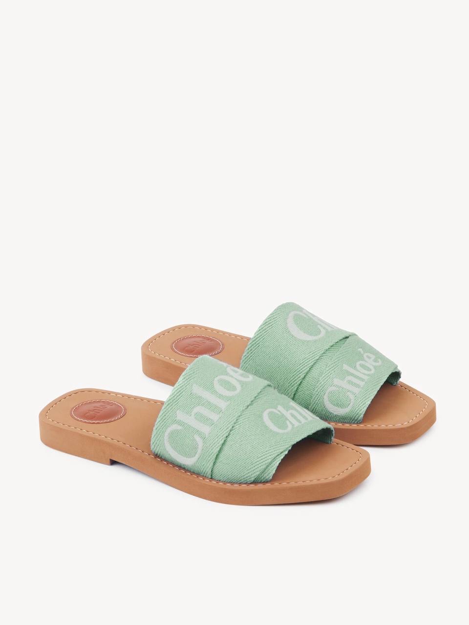 斷碼價✨夏天必備🍒訂貨📮Chloe woody sandal (薄荷綠) Size 36 37 40 42