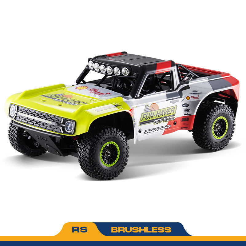 全新 FMS 1/18  FSC18 Ford Bronco U4 Funhaver 無刷短卡車 | 福特烈馬 官方授權 | 2440 / 4500KV無刷馬達 | Hobbywing 16BL30RTR-G2無刷電變 | 45km/h
