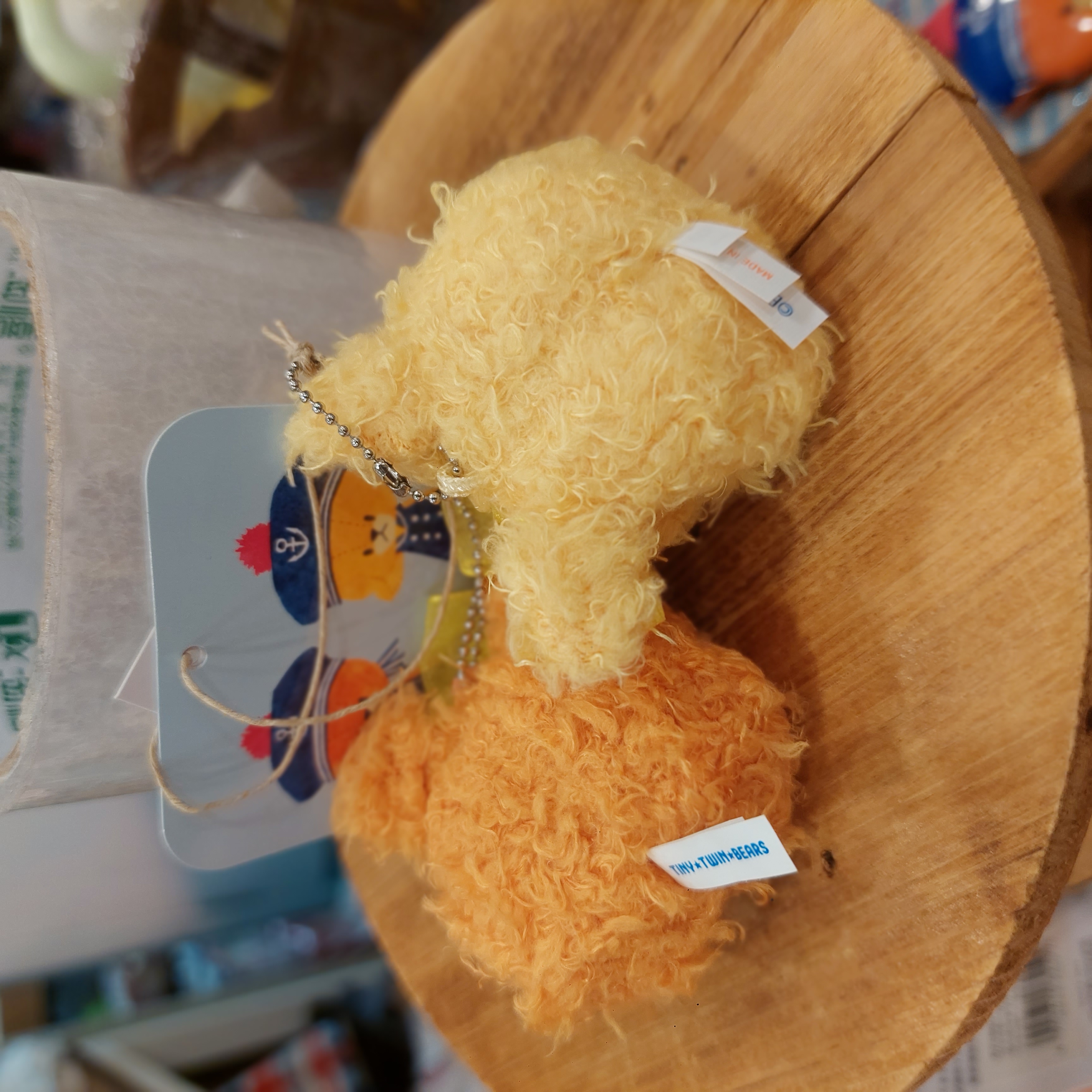 原裝日本 The Bear's School Tiny twin bear 頭形小掛飾