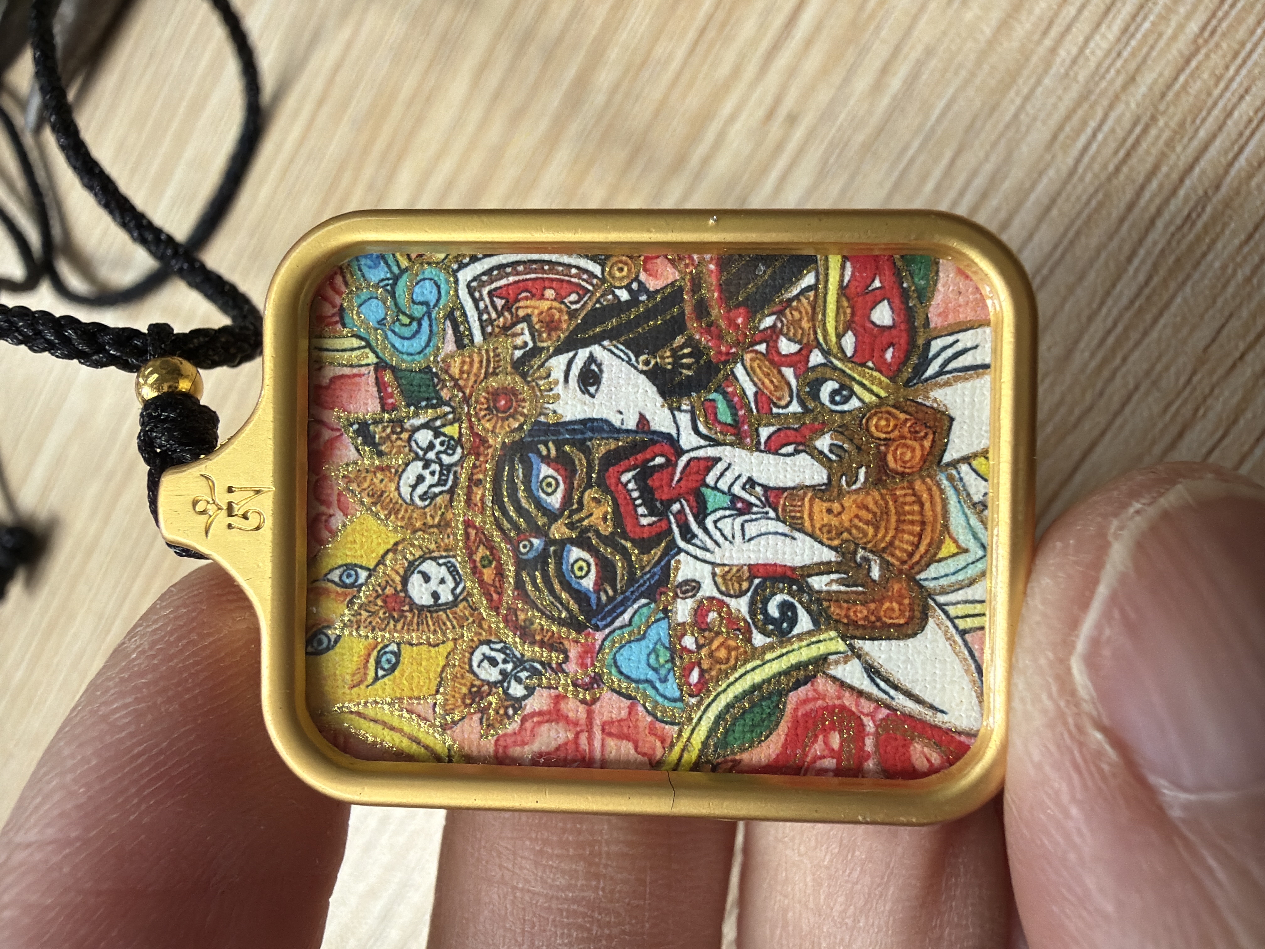 西藏最靈驗女財神～扎基拉姆唐卡-內有甘露丸