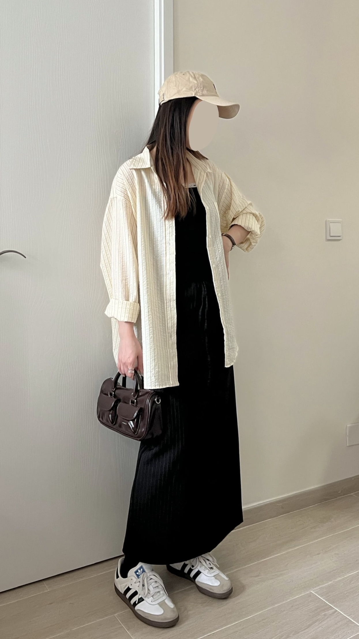 檸檬皺皺條紋恤衫 免熨