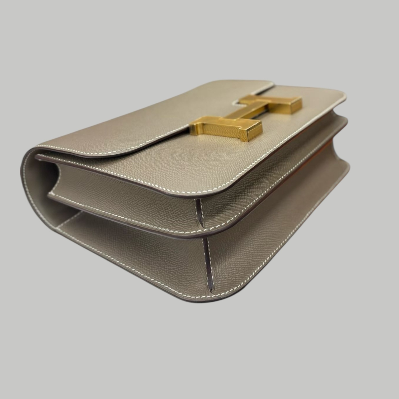 Hermes constance 24大象灰金扣