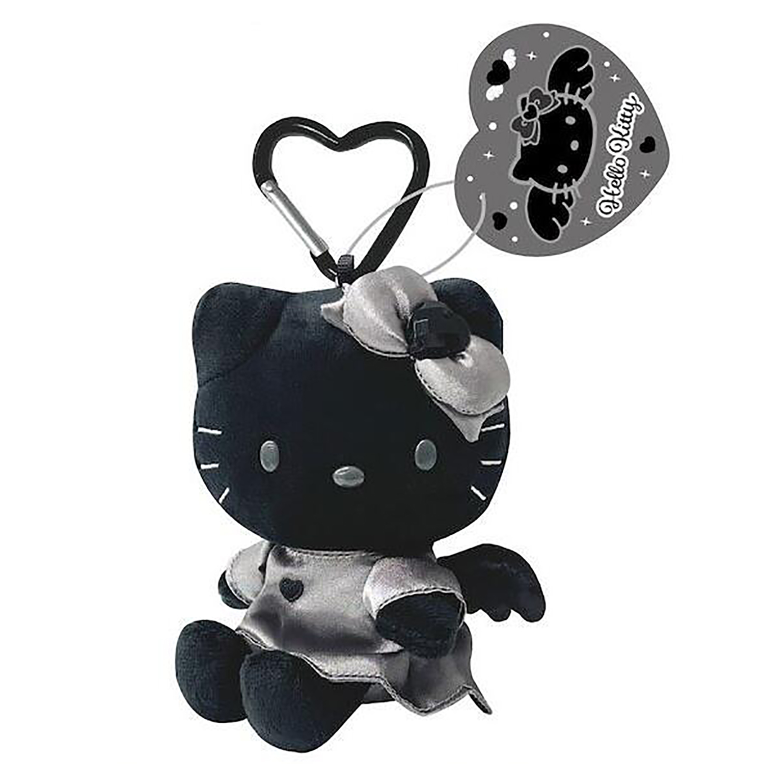 Sanrio - 公仔掛飾 (黑色天使Hello Kitty款)