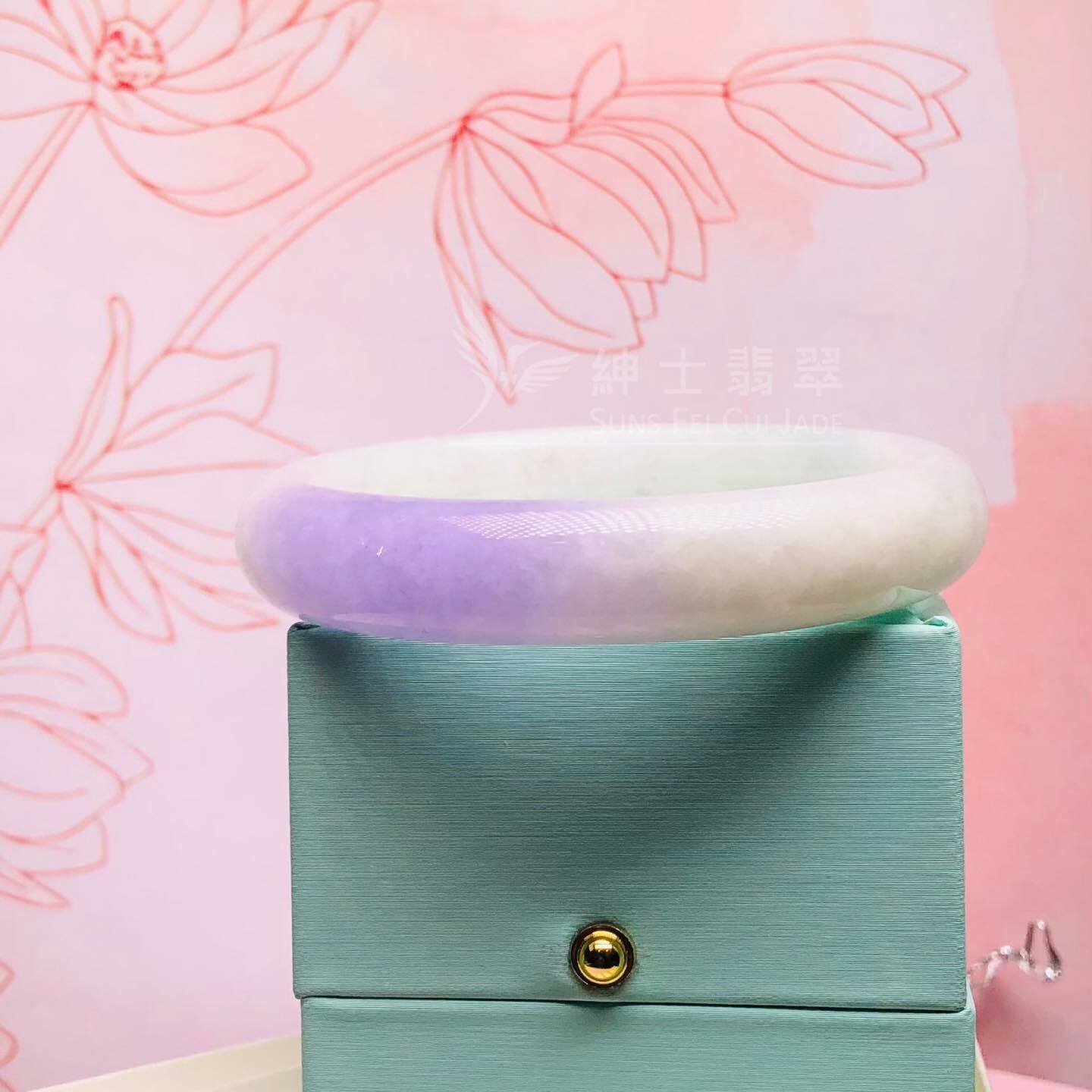 冰藍紫福鐲 55.7mm