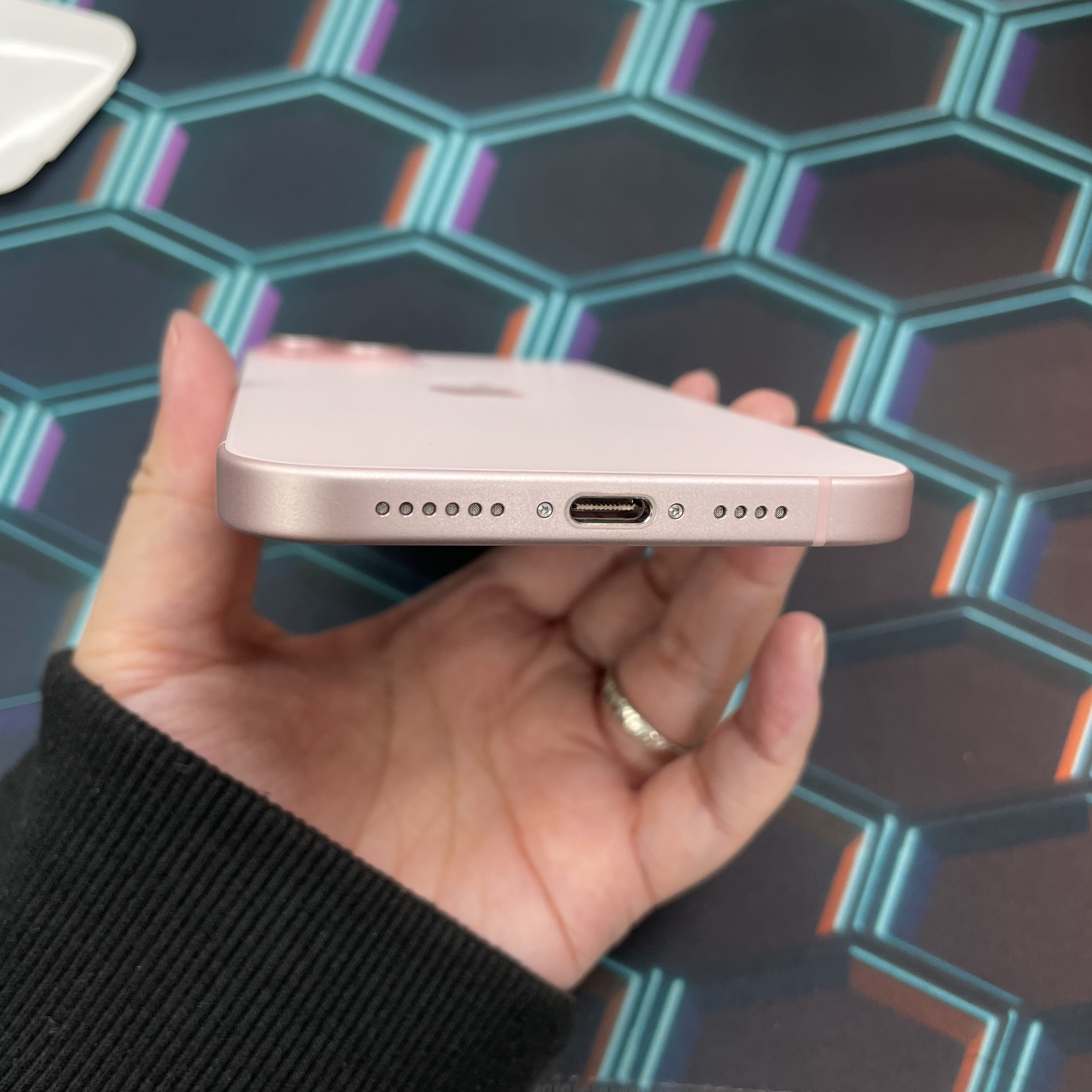 *6091 15 Plus 勁靚機 128GB 電91 粉色 pink