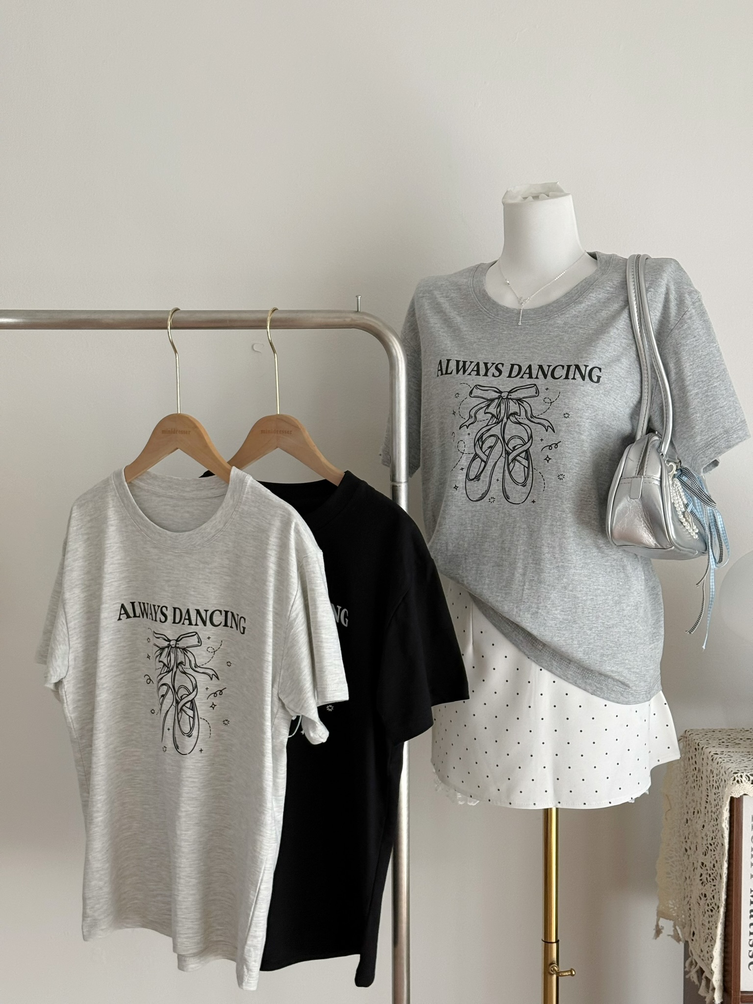 Arela Cotton T | Ash Grey