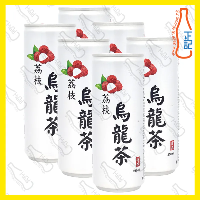 ==得米 荔枝烏龍茶 250ml x 6罐 /份