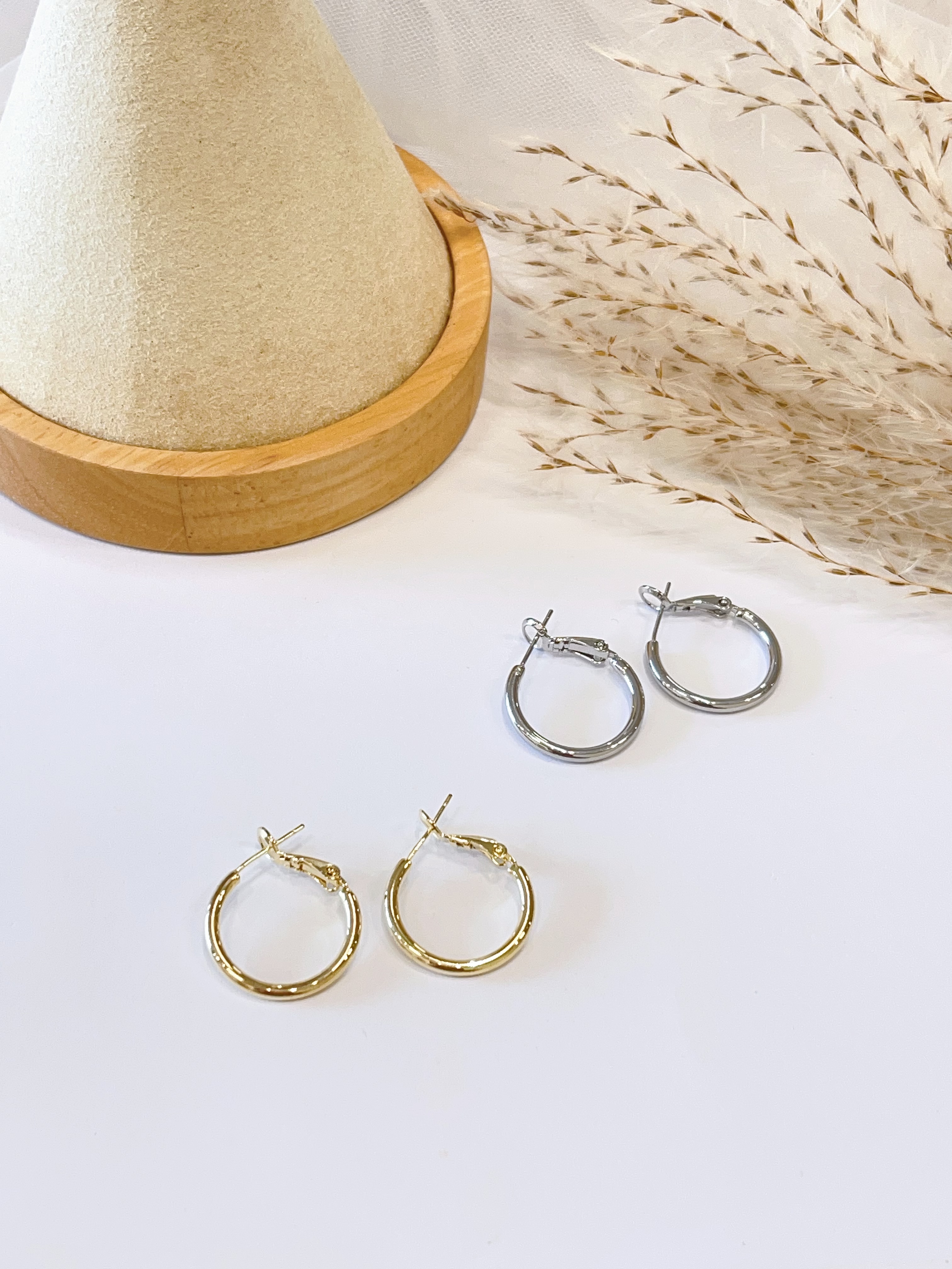 通勤必入百搭ins圆圈耳环