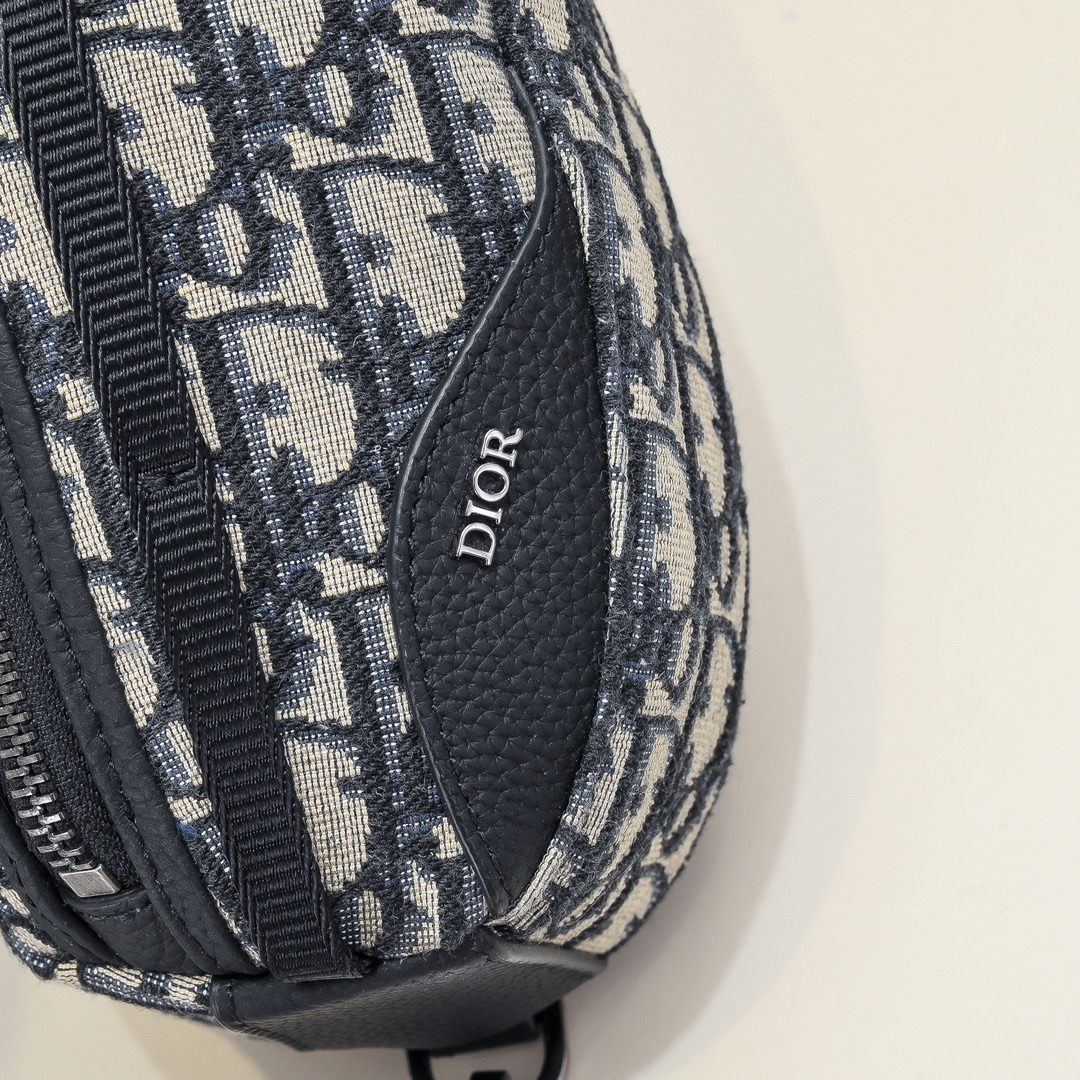 【原單】DIOR Scarab Oblique 經典緹花胸包/腰包 連禮盒