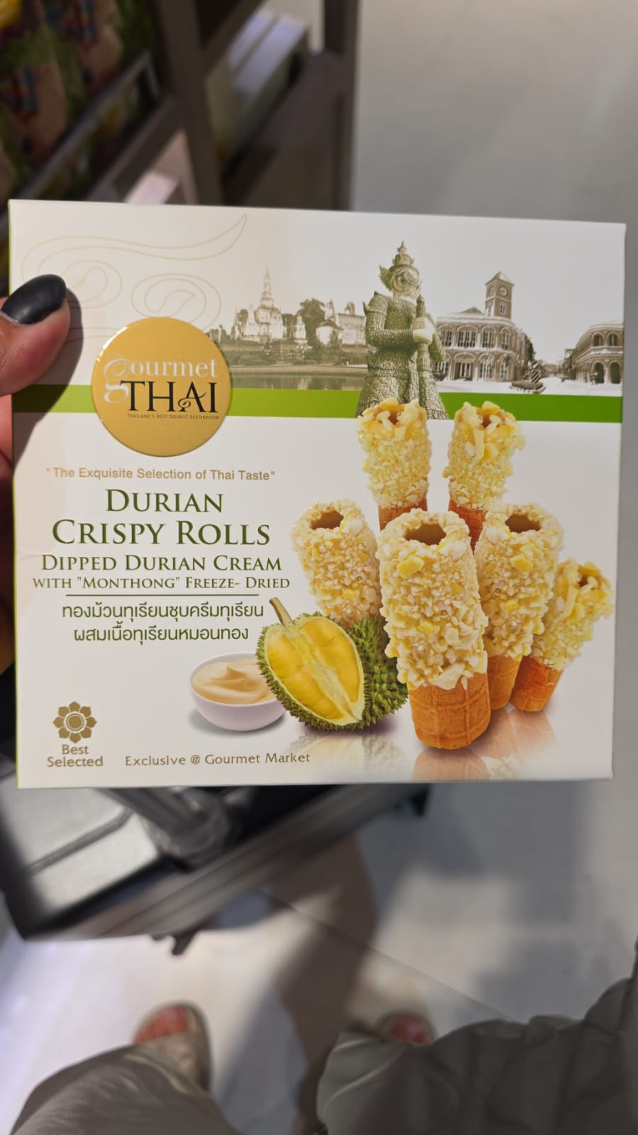 durian crispy rolls