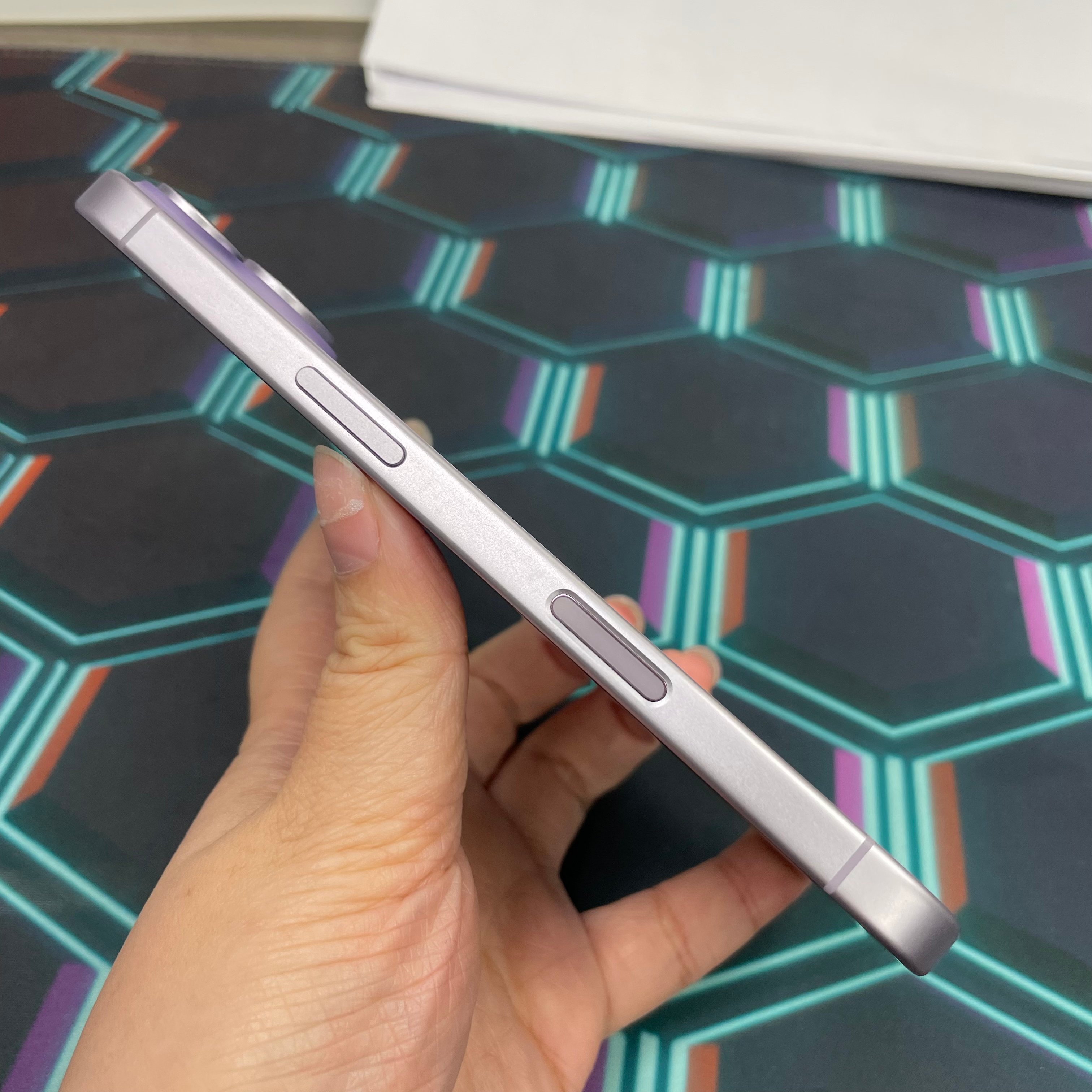 *7664 17 完美機 256GB 電99 紫色 purple