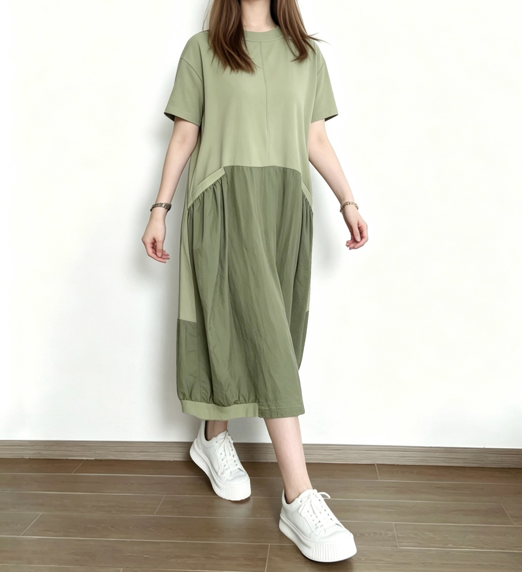 🌼春夏優惠🍀 拼色大口袋Ops