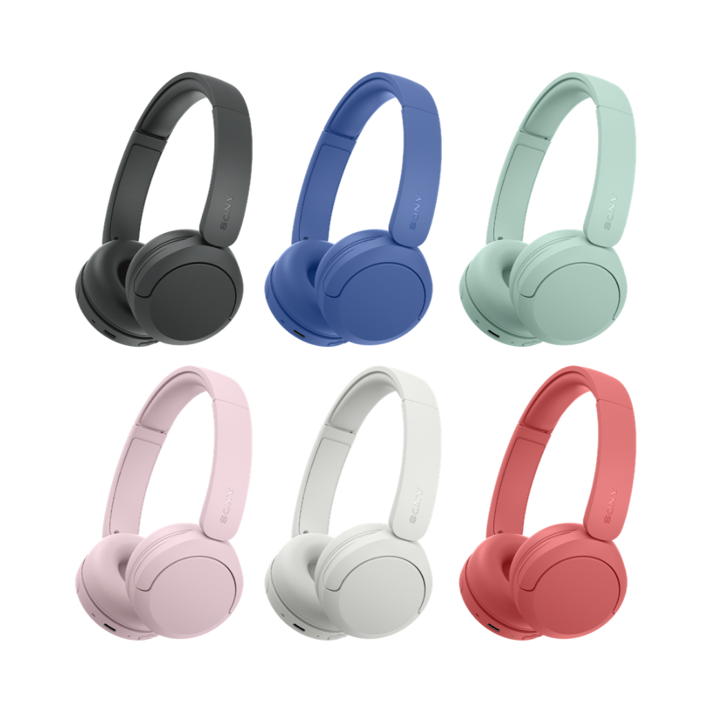 Sony WH‑CH530 頭戴式無線耳機｜輕量舒適・55 小時續航・強化低音・藍牙 6.0・通話更清晰｜香港行貨