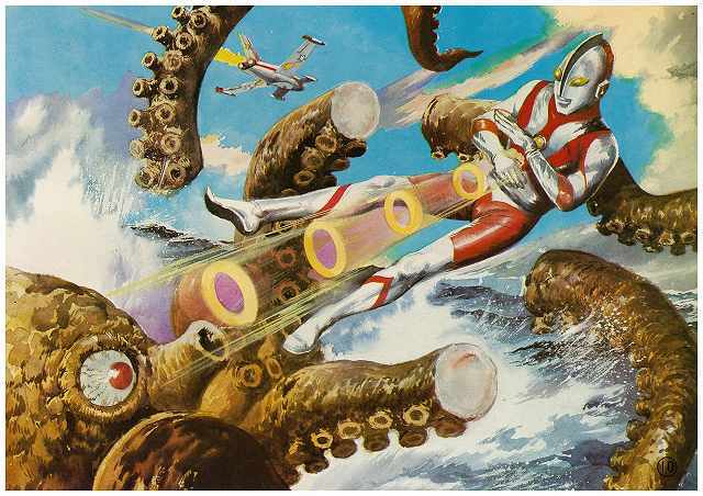 (典藏) 日本特撮 < Ultraman連還圖片故事 小松崎茂Complete Box > 2013 連還圖片故事卡 (全3Set共60張)